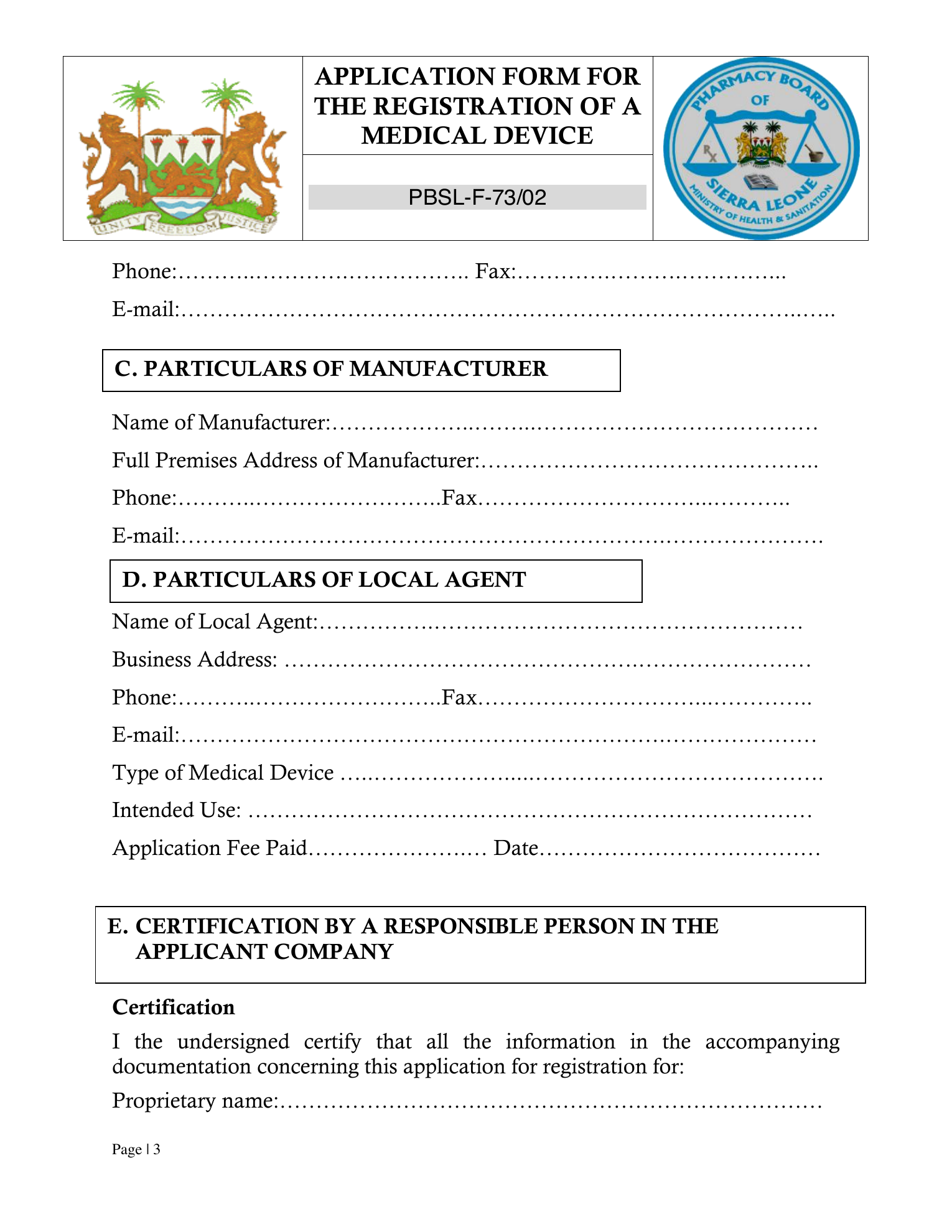 Original PDF page 3 — retained source fields, tables and layout.