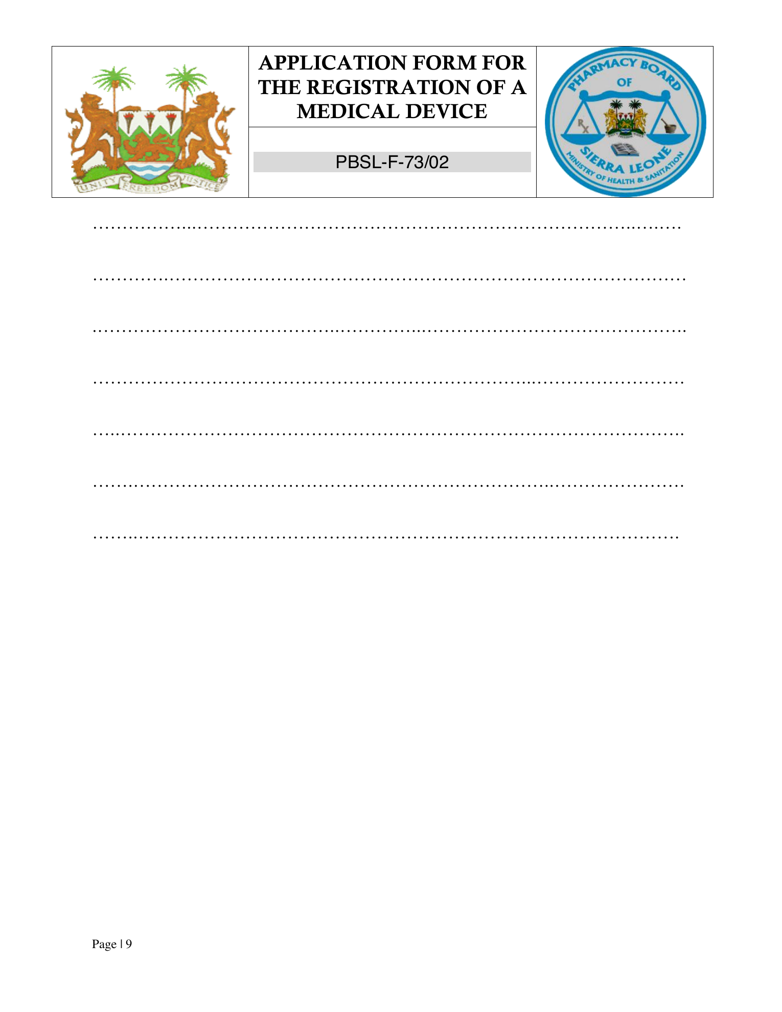 Original PDF page 9 — retained source fields, tables and layout.