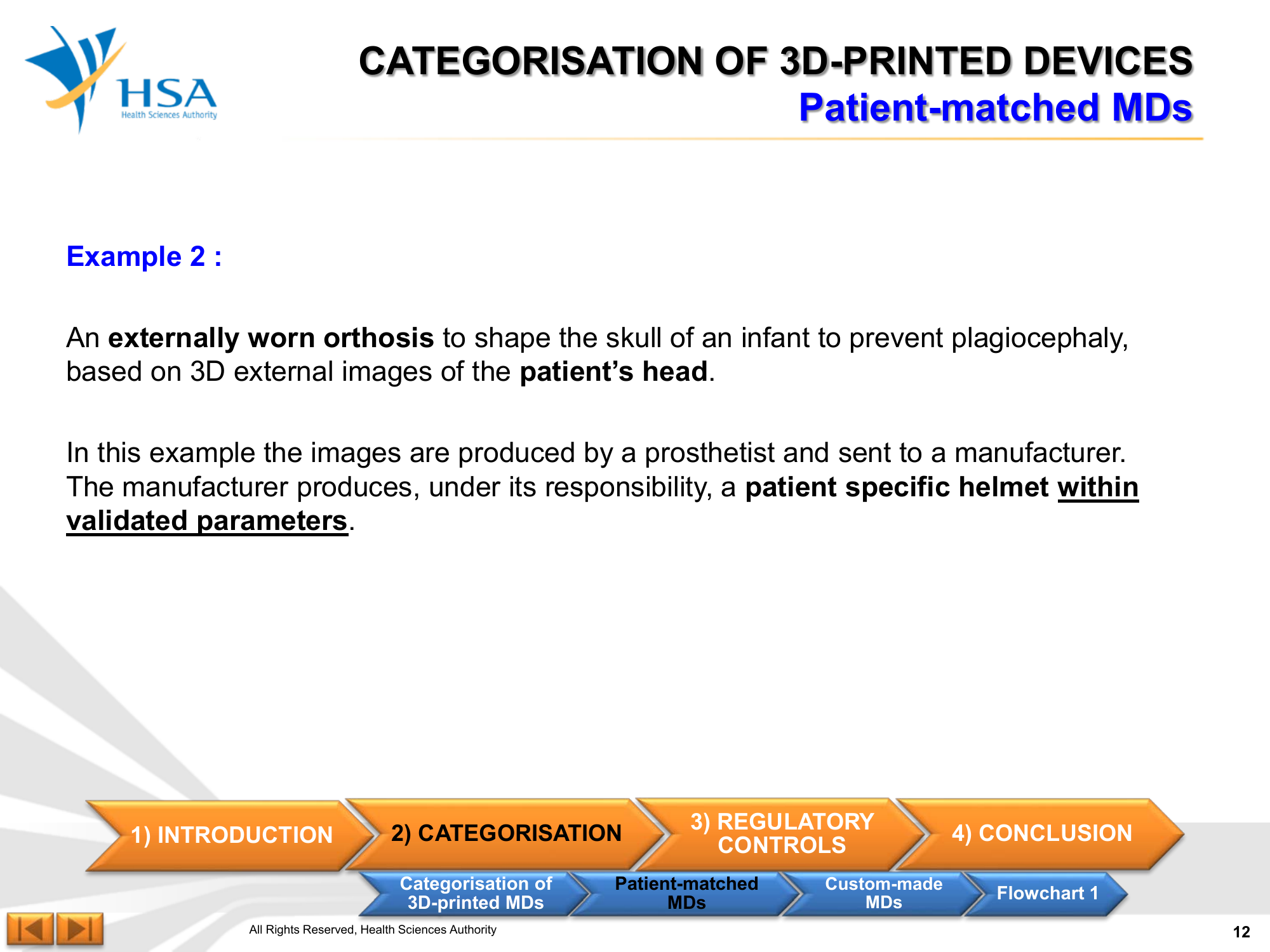 Regulatory Guideline for 3D-Printed Medical Devices — official PDF page 12; original table columns, symbols and diagram connections