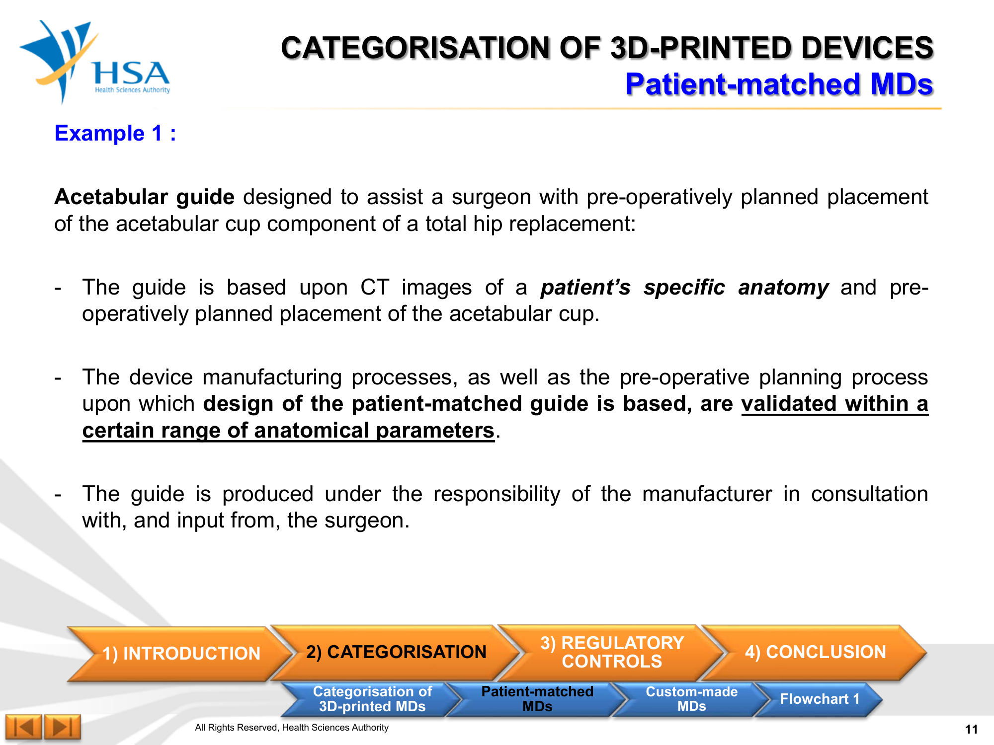 Regulatory Guideline for 3D-Printed Medical Devices — official PDF page 11; original table columns, symbols and diagram connections