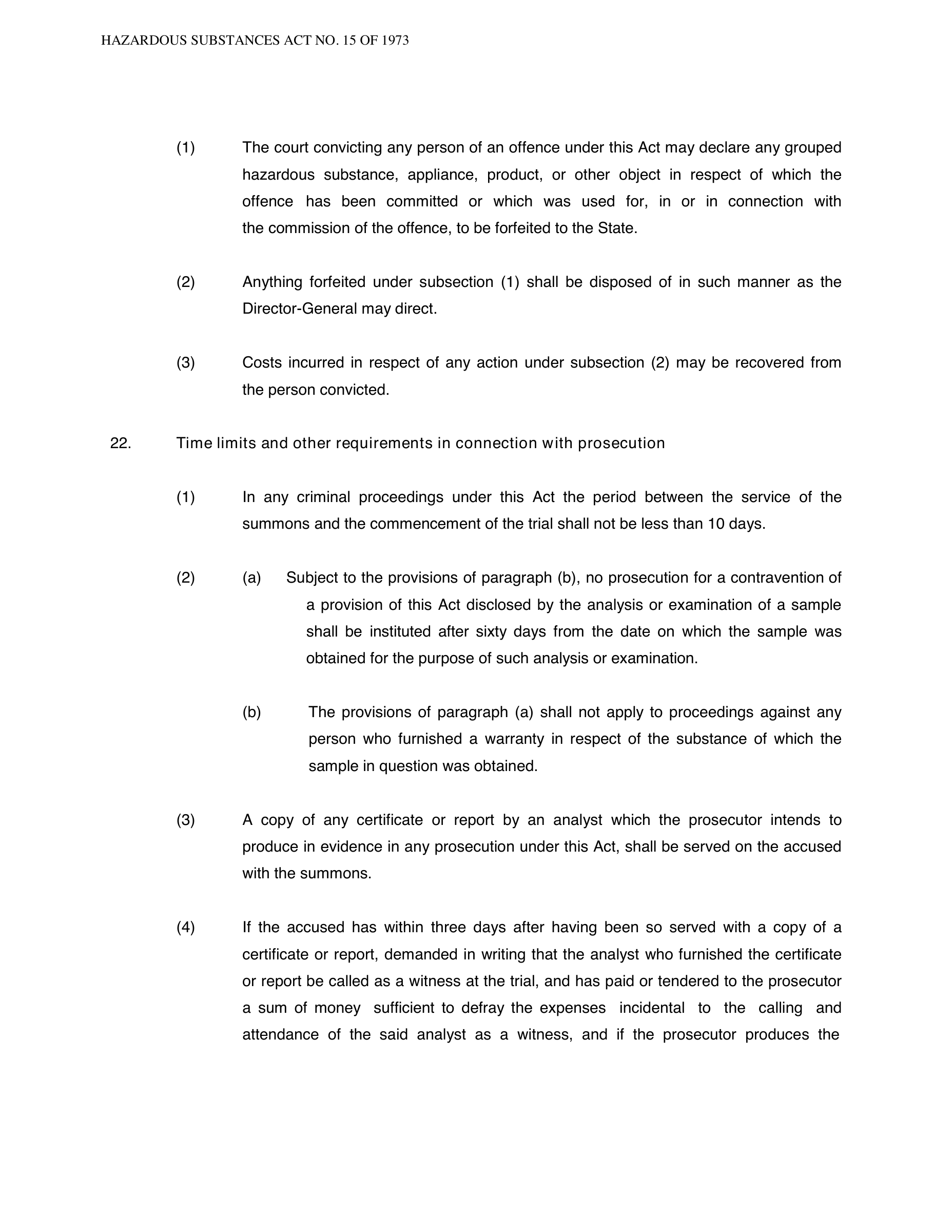 Hazardous Substances Act 15 of 1973 — complete original official PDF page 27