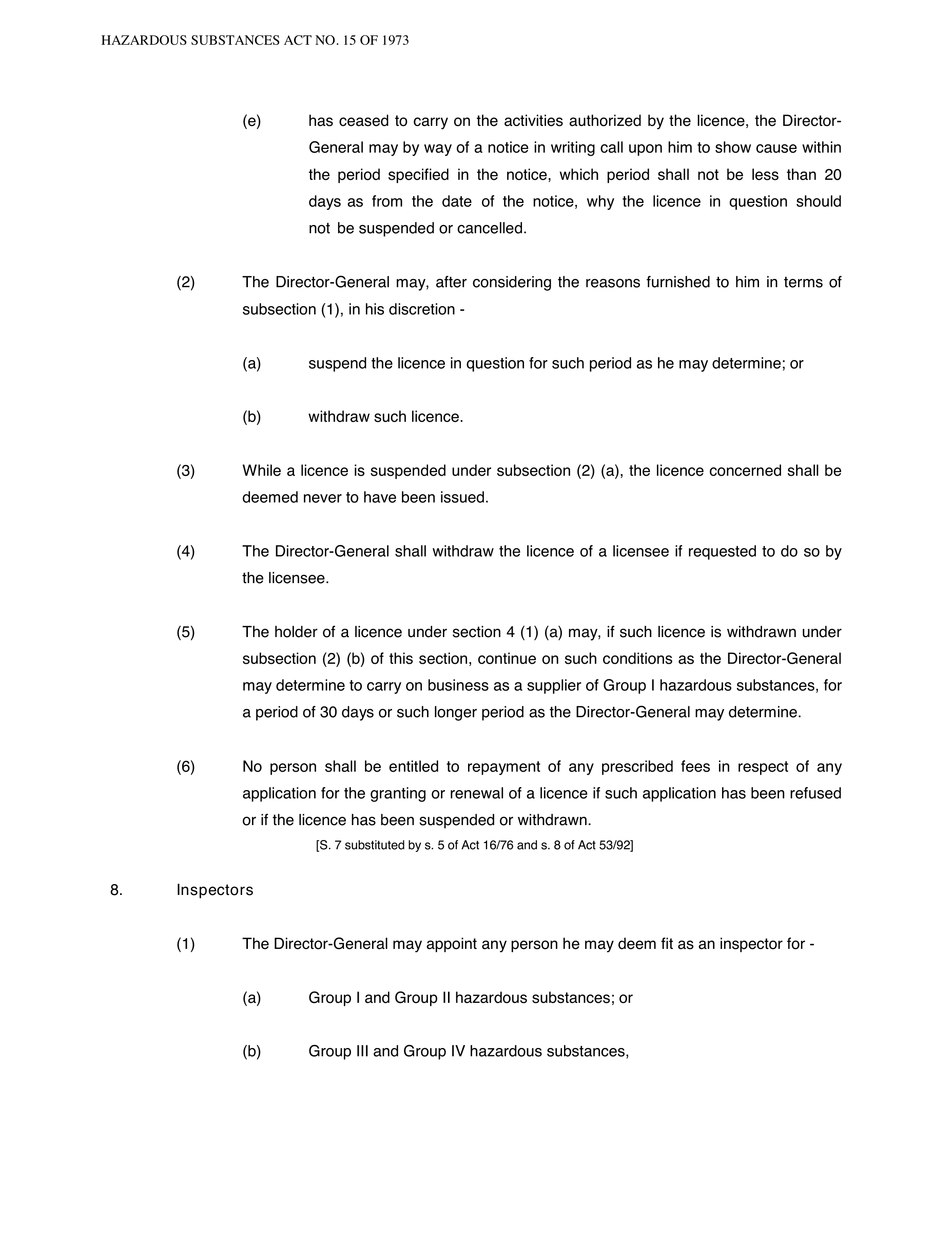 Hazardous Substances Act 15 of 1973 — complete original official PDF page 14