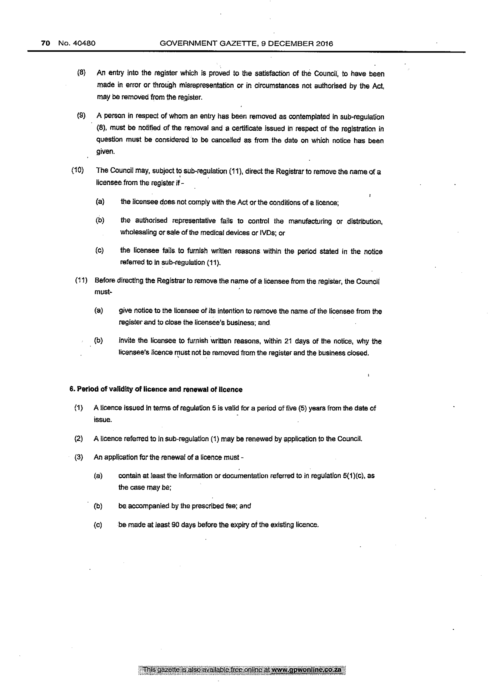 GN R1515 / GG 40480 — complete original official PDF page 10