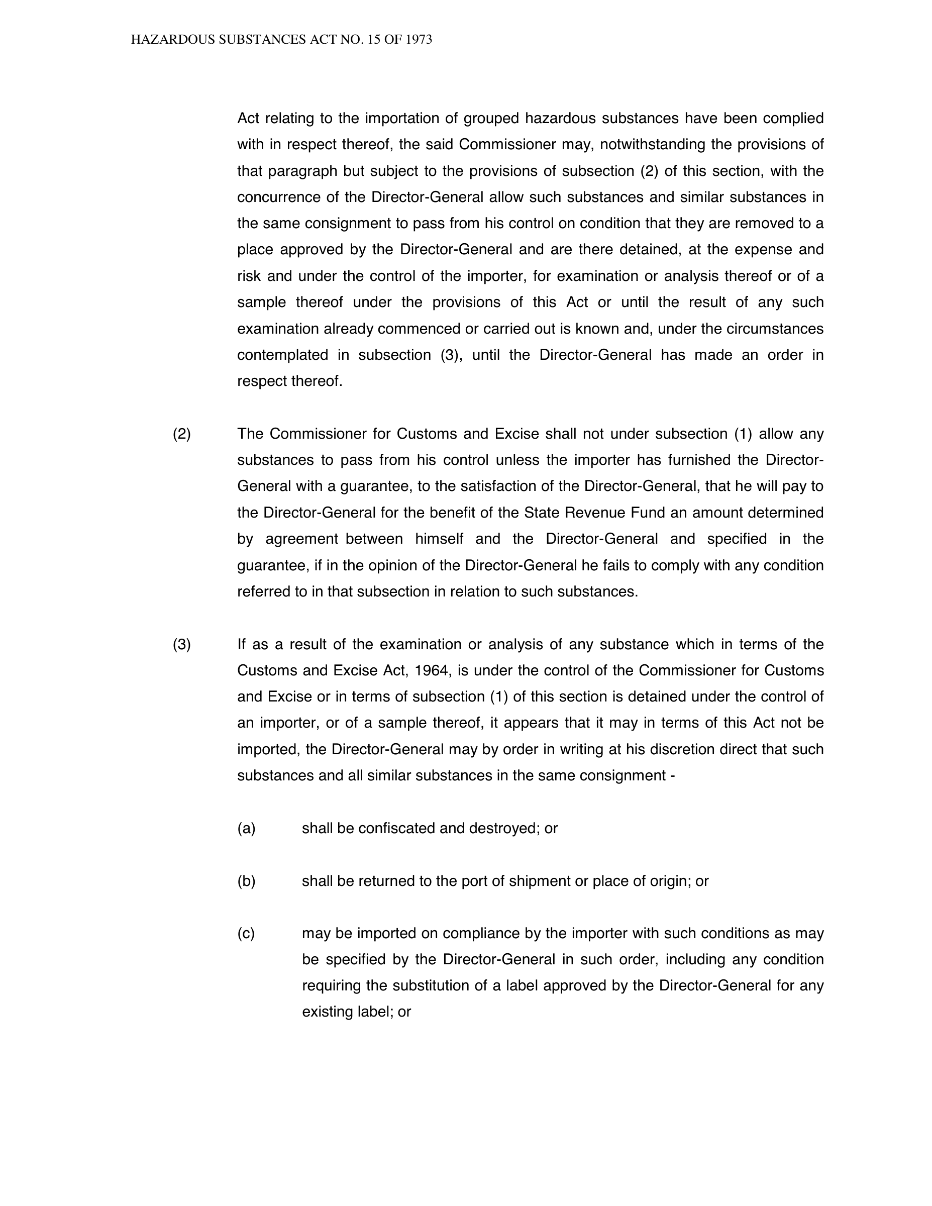Hazardous Substances Act 15 of 1973 — complete original official PDF page 21
