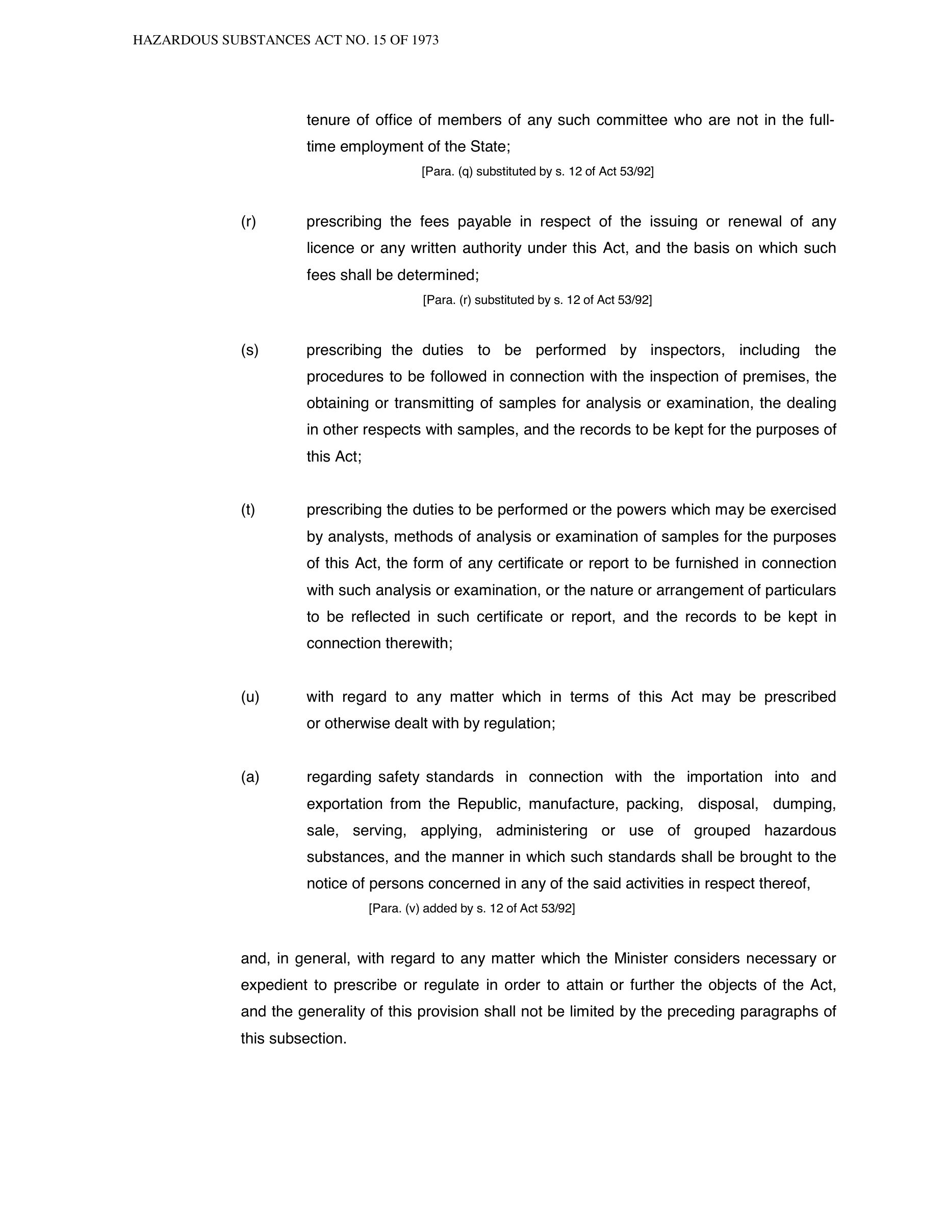 Hazardous Substances Act 15 of 1973 — complete original official PDF page 34