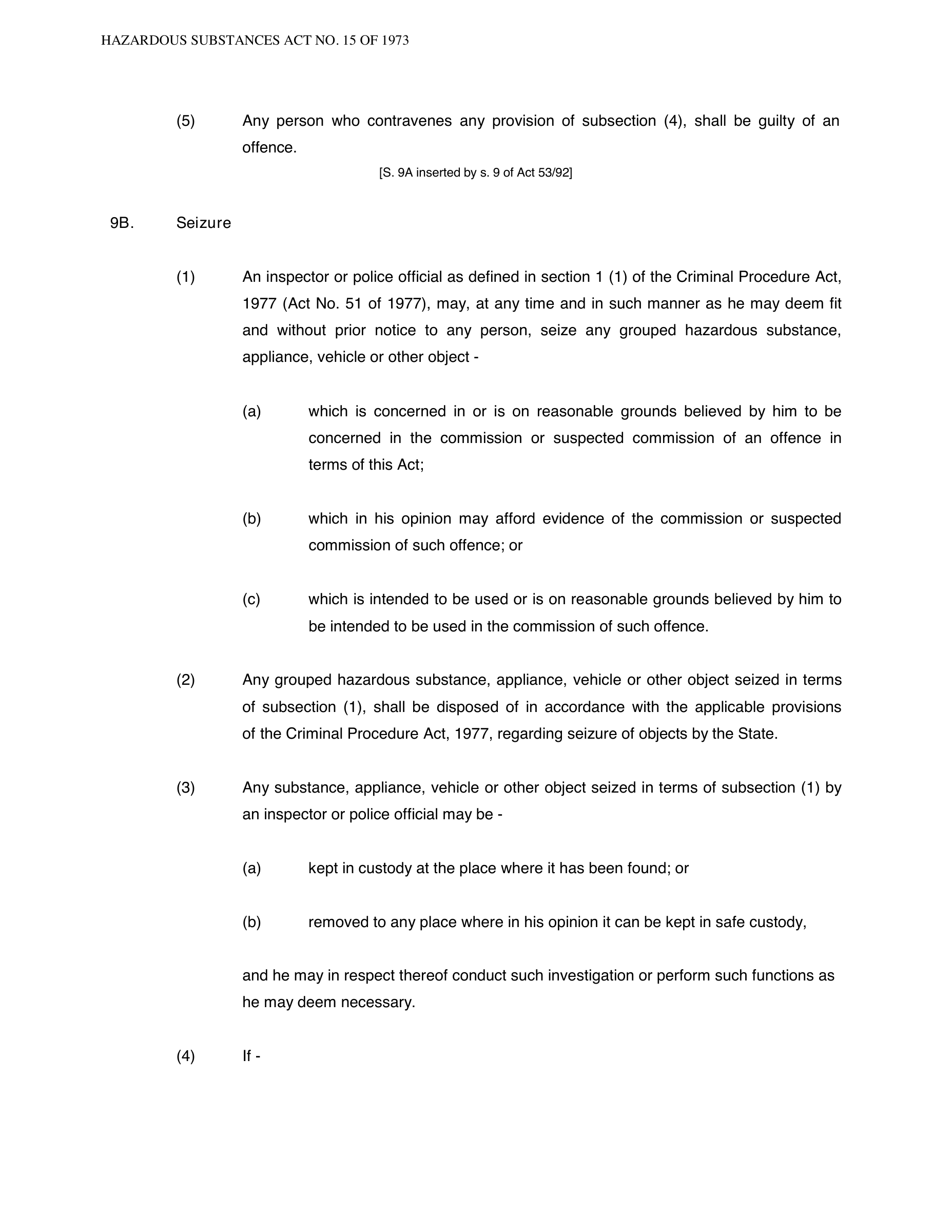 Hazardous Substances Act 15 of 1973 — complete original official PDF page 18