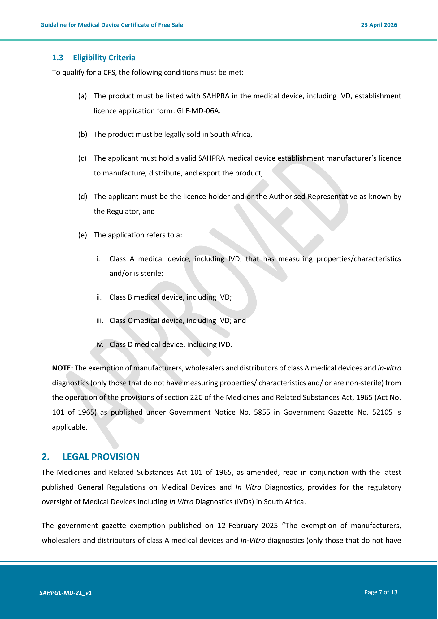 SAHPGL-MD-21 Version 1 — original PDF page 7