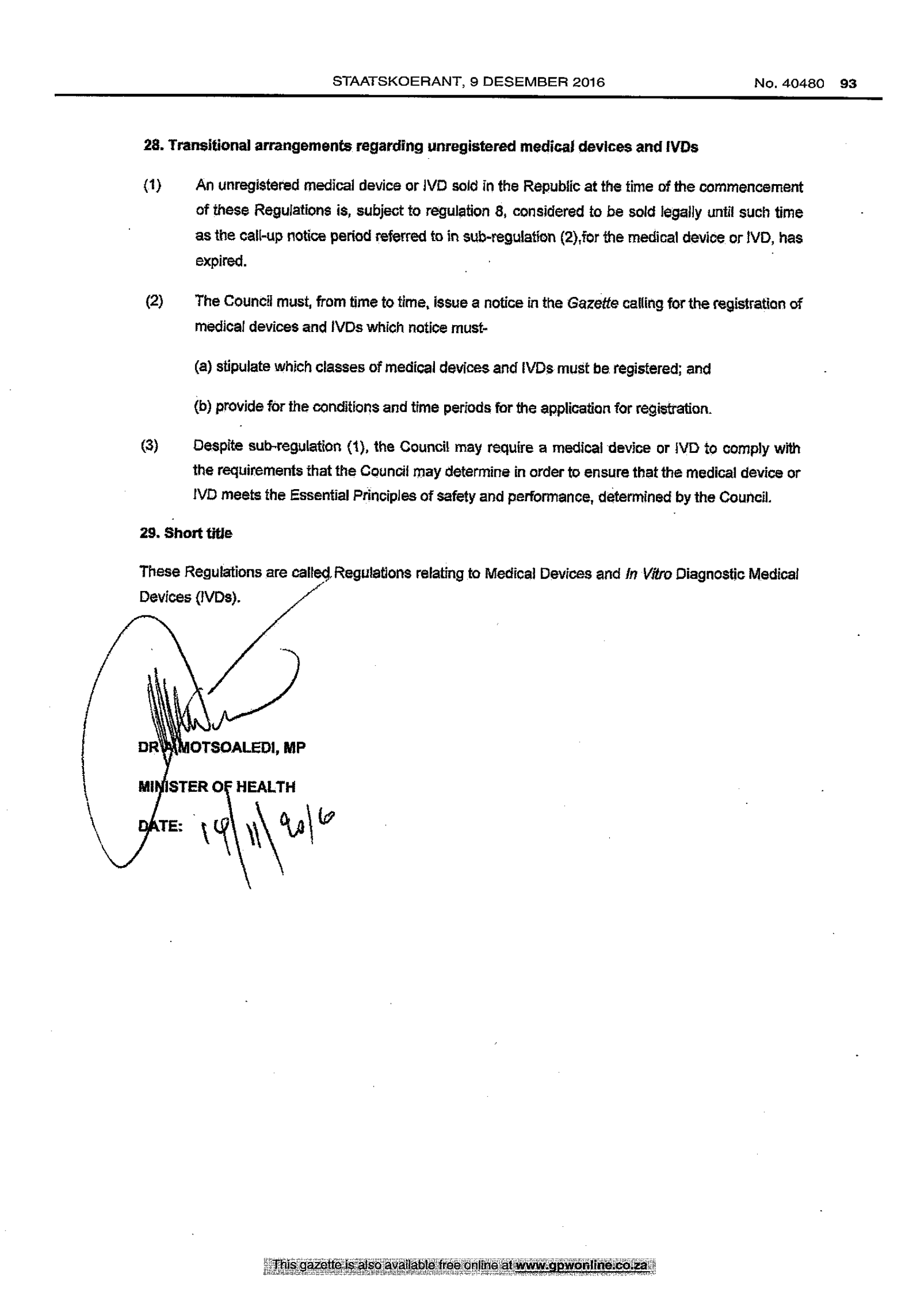 GN R1515 / GG 40480 — complete original official PDF page 33