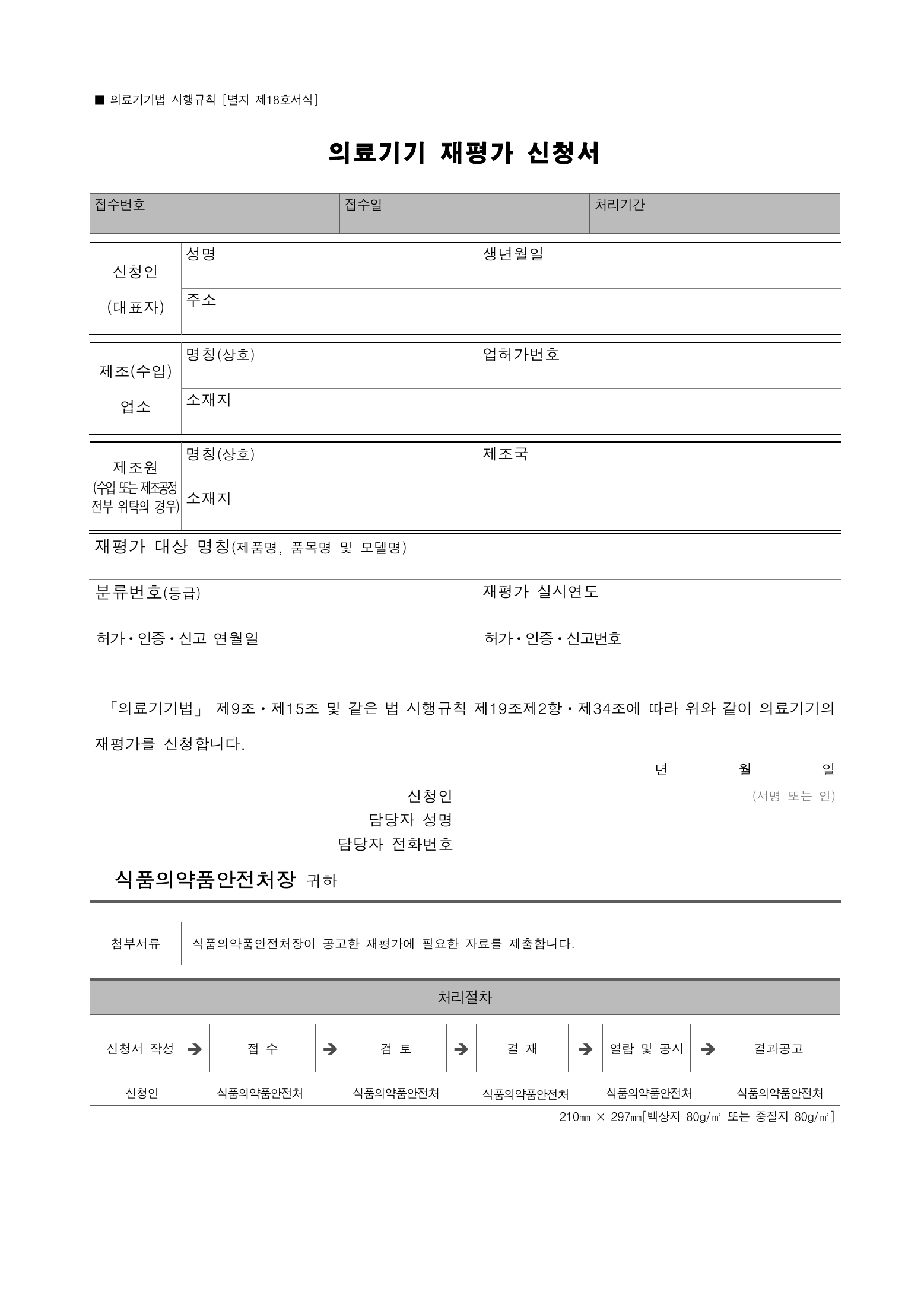 Official Korean Medical Devices Act Enforcement Rule 총리령 제2127호 full selected PDF export, physical page 181 of 251; original image governs native search text.