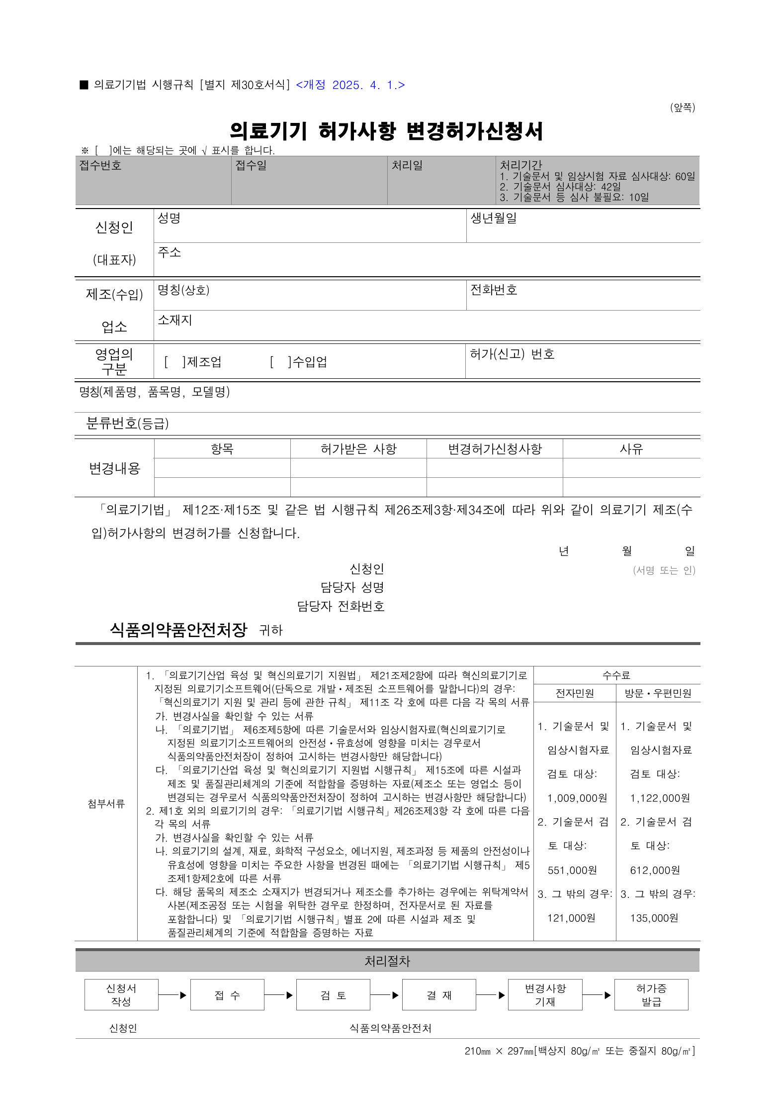 Official Korean Medical Devices Act Enforcement Rule 총리령 제2127호 full selected PDF export, physical page 200 of 251; original image governs native search text.