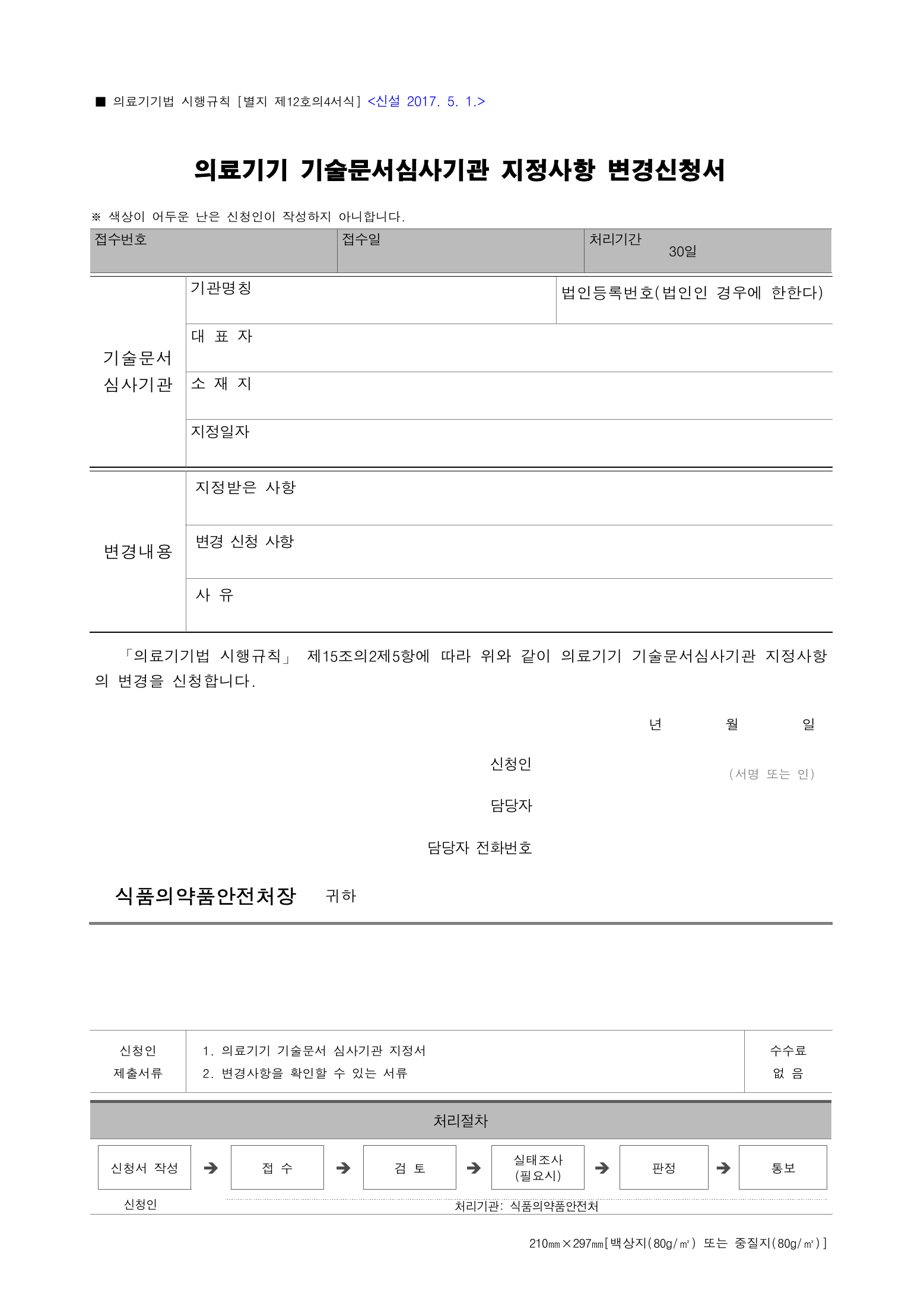 Official Korean Medical Devices Act Enforcement Rule 총리령 제2127호 full selected PDF export, physical page 167 of 251; original image governs native search text.