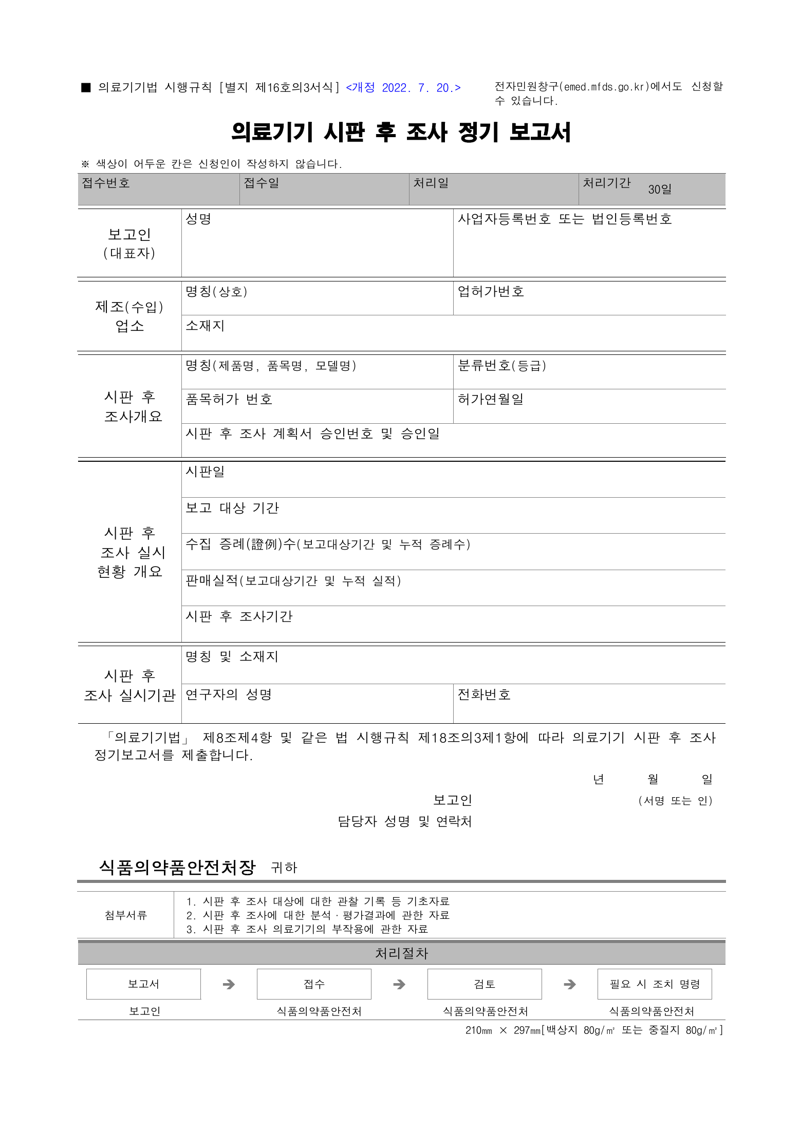 Official Korean Medical Devices Act Enforcement Rule 총리령 제2127호 full selected PDF export, physical page 178 of 251; original image governs native search text.