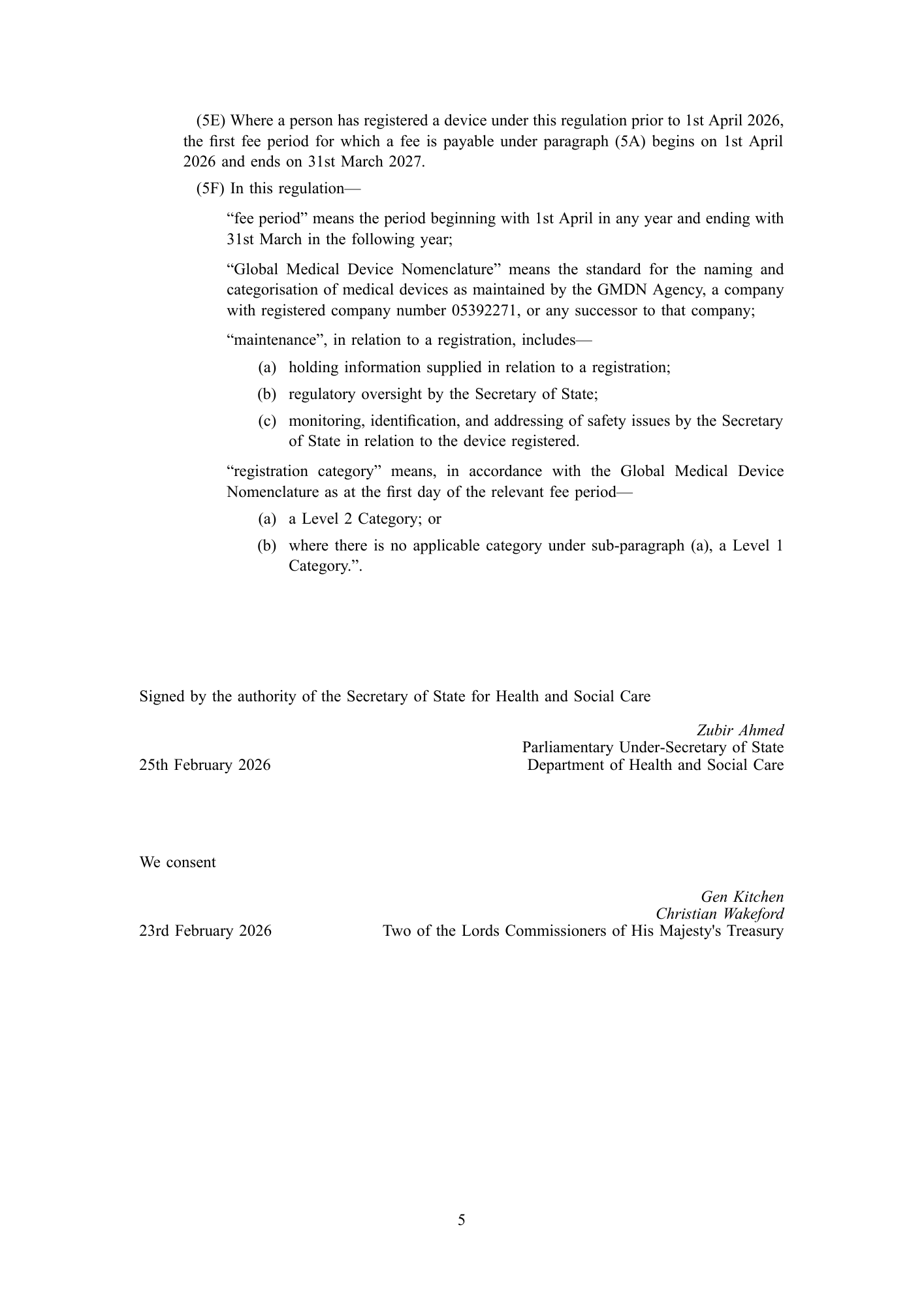 SI 2026/197 — official PDF page 5