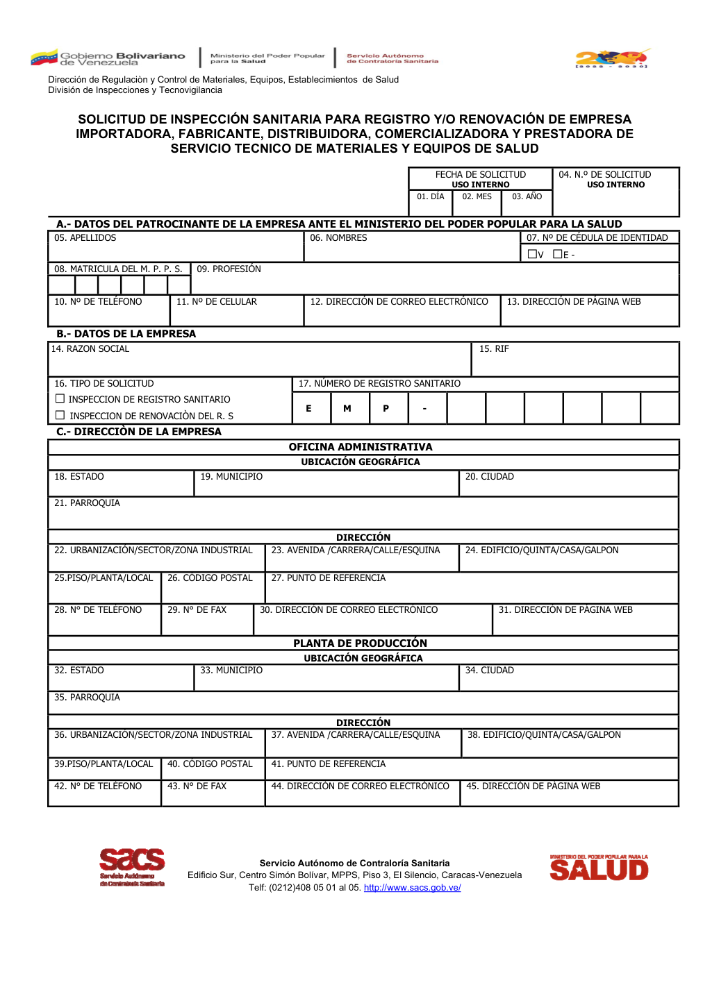 Original PDF page 1 — retained source fields, tables and layout.