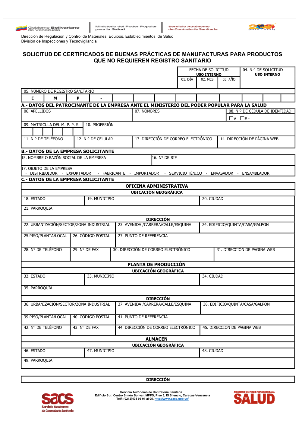 Original PDF page 1 — retained source fields, tables and layout.