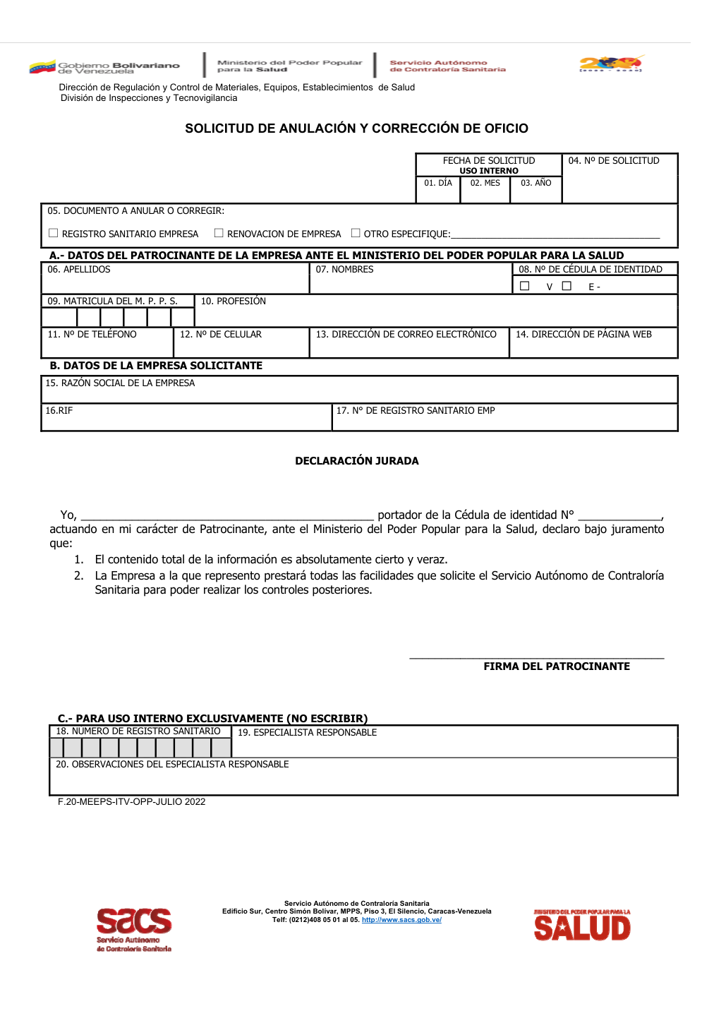 Original PDF page 1 — retained source fields, tables and layout.