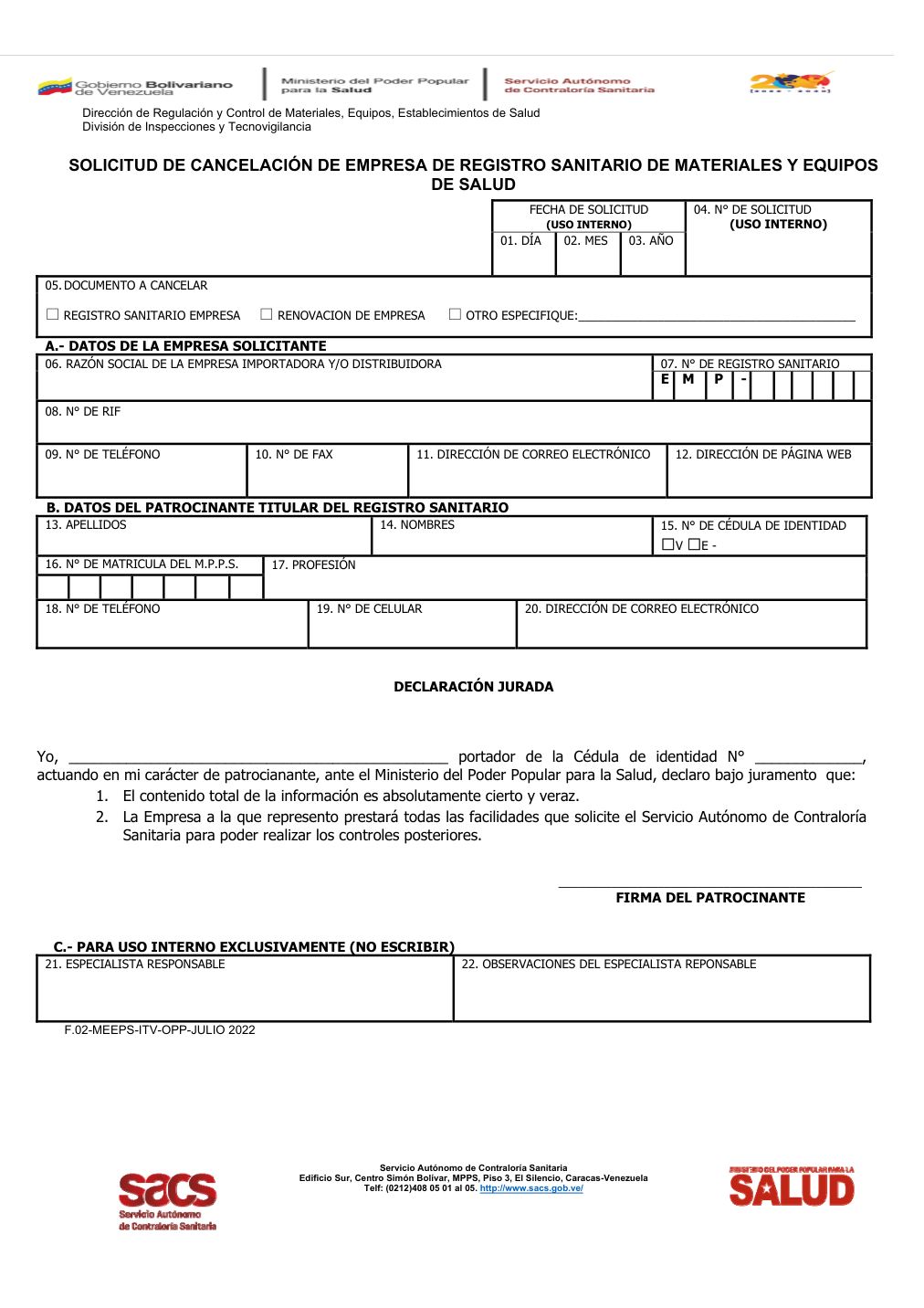 Original PDF page 1 — retained source fields, tables and layout.