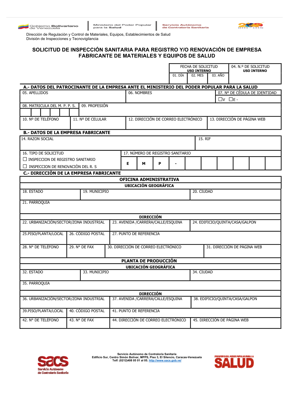 Original PDF page 1 — retained source fields, tables and layout.