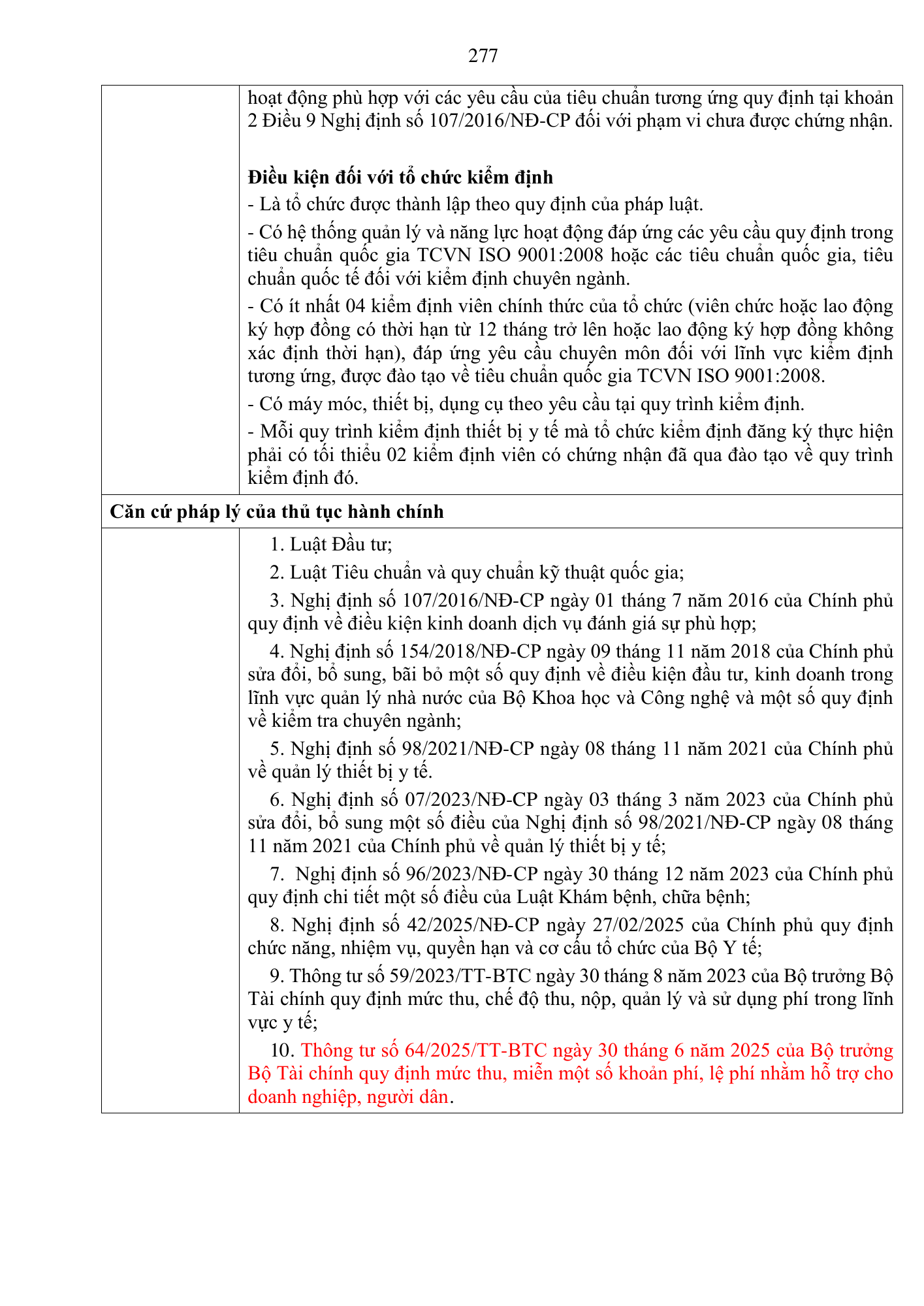 Quyết định 3618/QĐ-BYT — original official PDF physical page 277; complete source layout, tables and image text retained