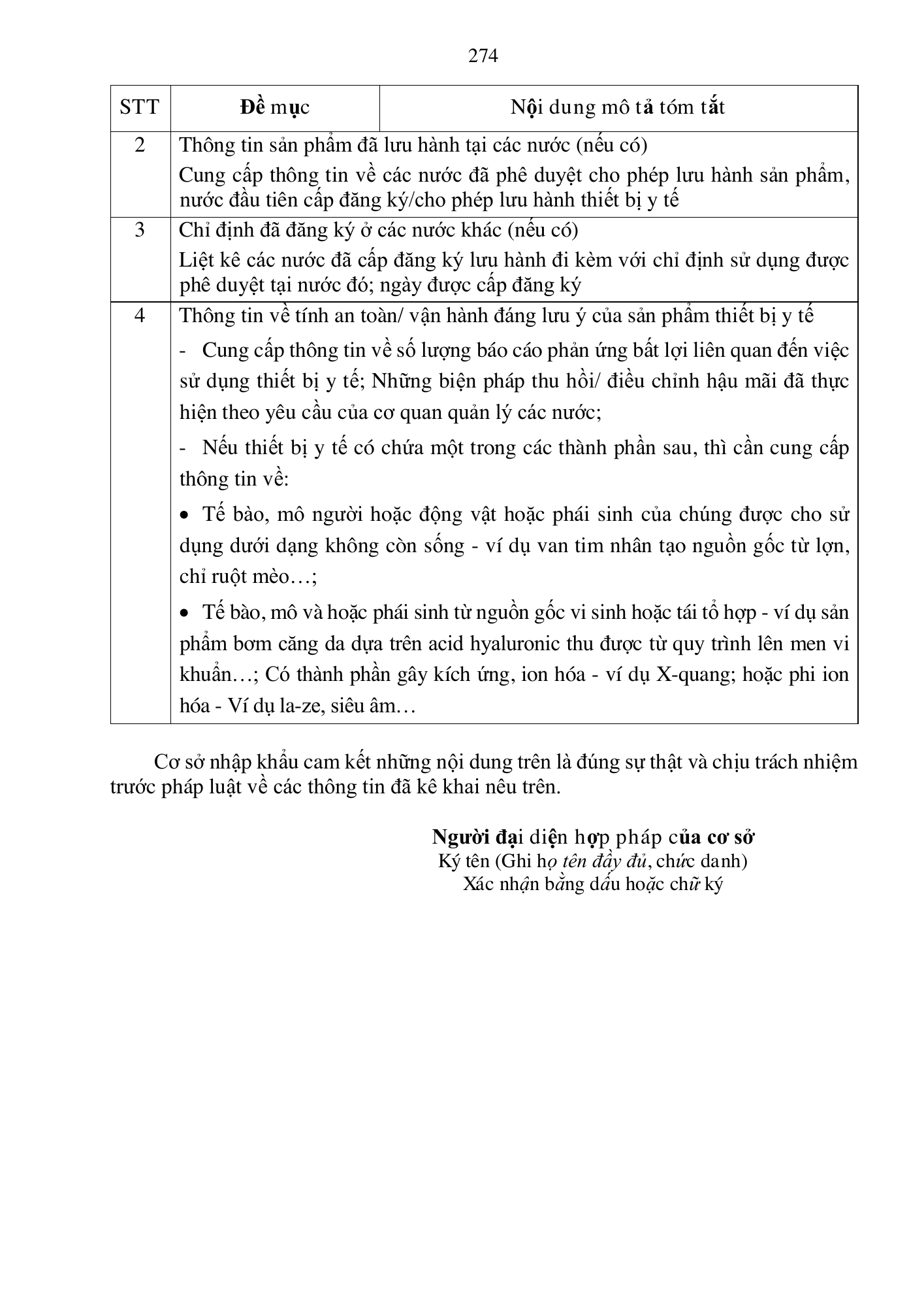 Quyết định 3618/QĐ-BYT — original official PDF physical page 274; complete source layout, tables and image text retained