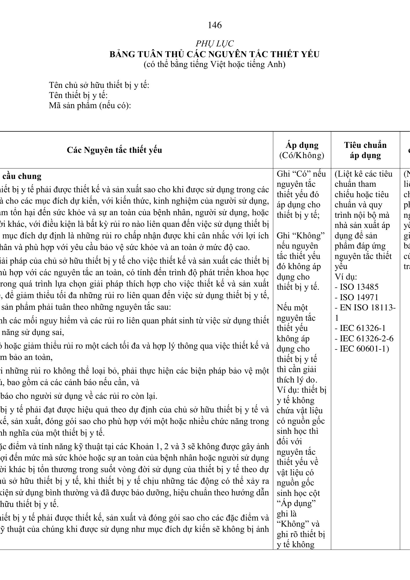 Quyết định 3618/QĐ-BYT — original official PDF physical page 146; complete source layout, tables and image text retained