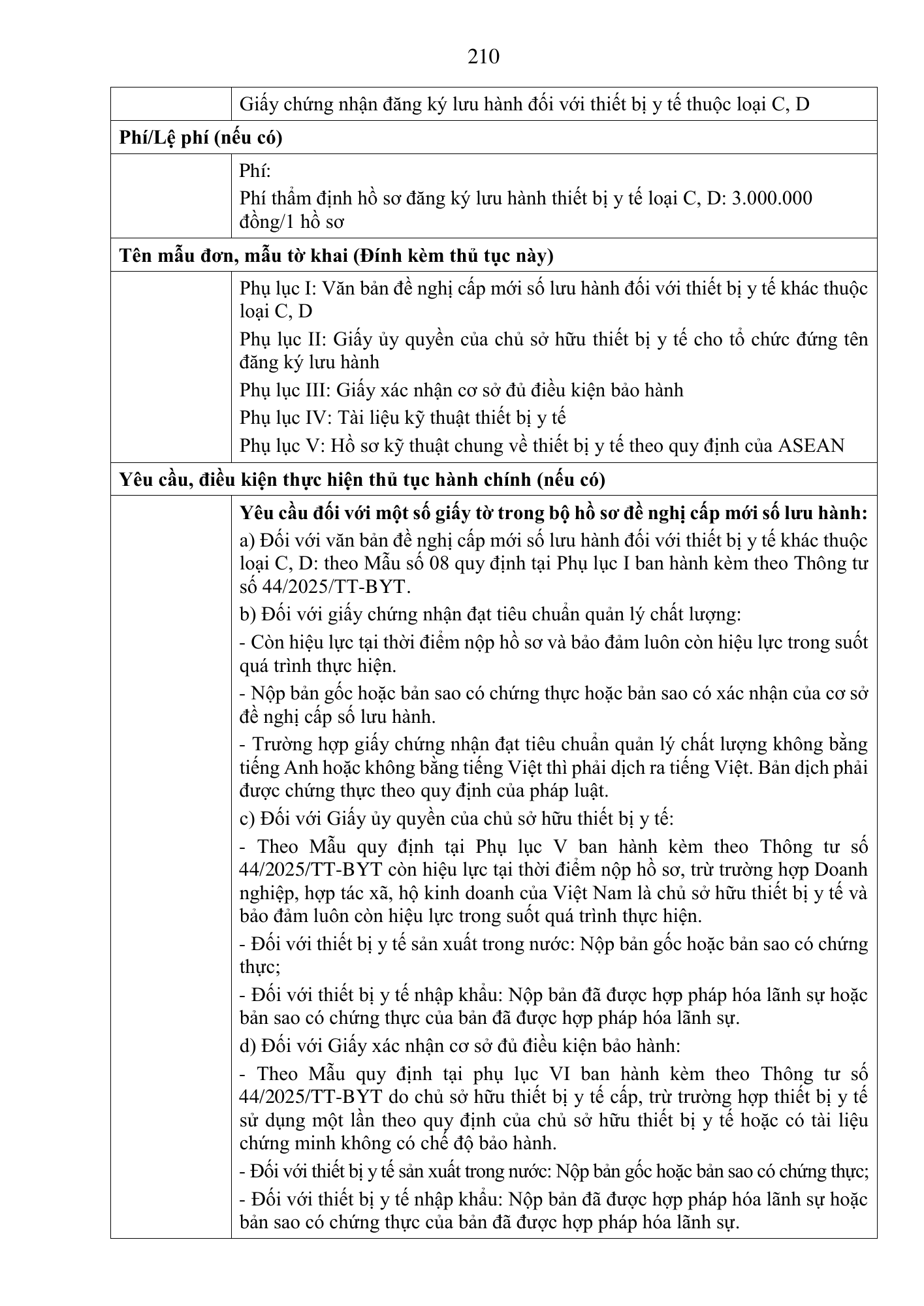 Quyết định 3618/QĐ-BYT — original official PDF physical page 210; complete source layout, tables and image text retained