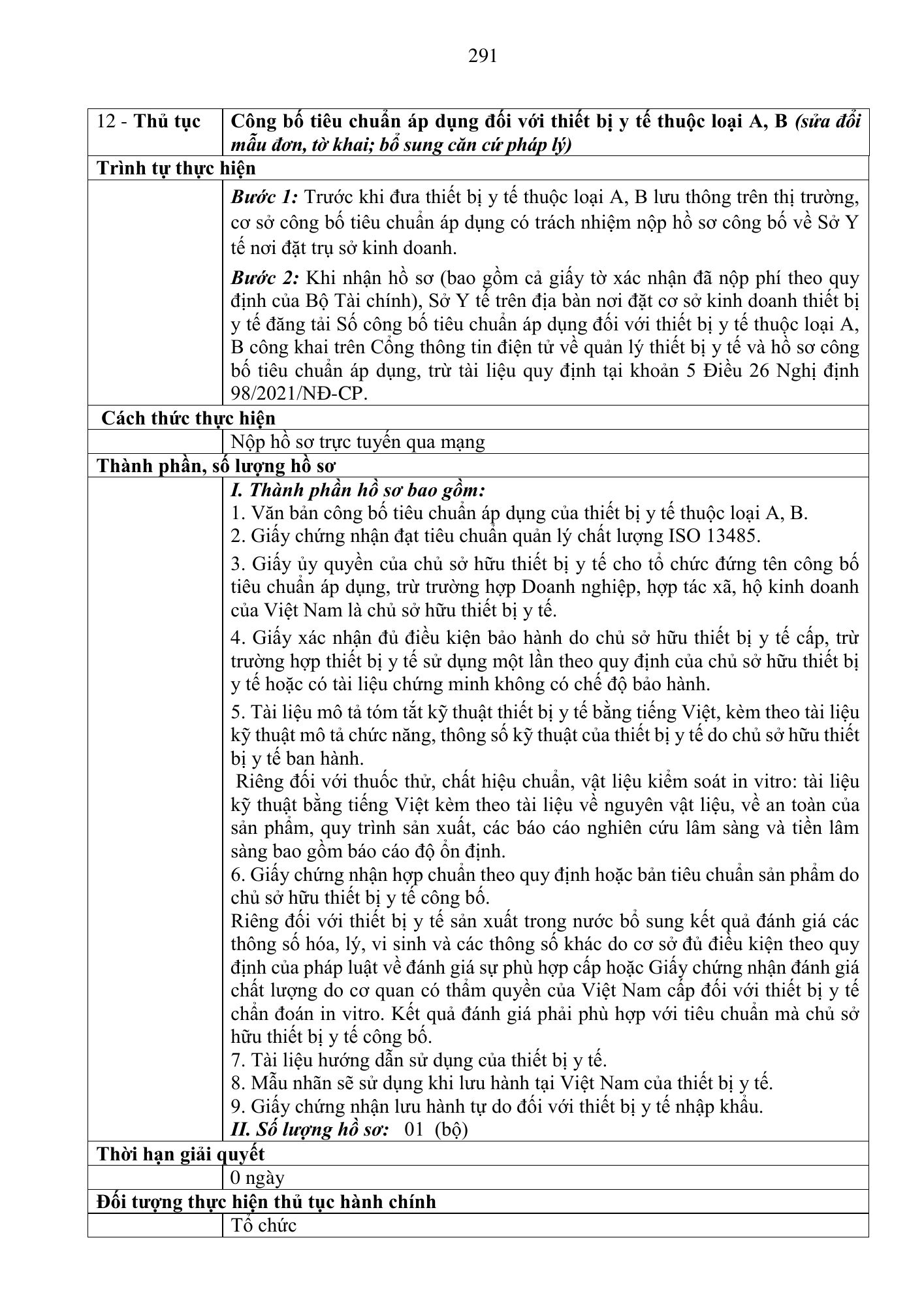 Quyết định 3618/QĐ-BYT — original official PDF physical page 291; complete source layout, tables and image text retained