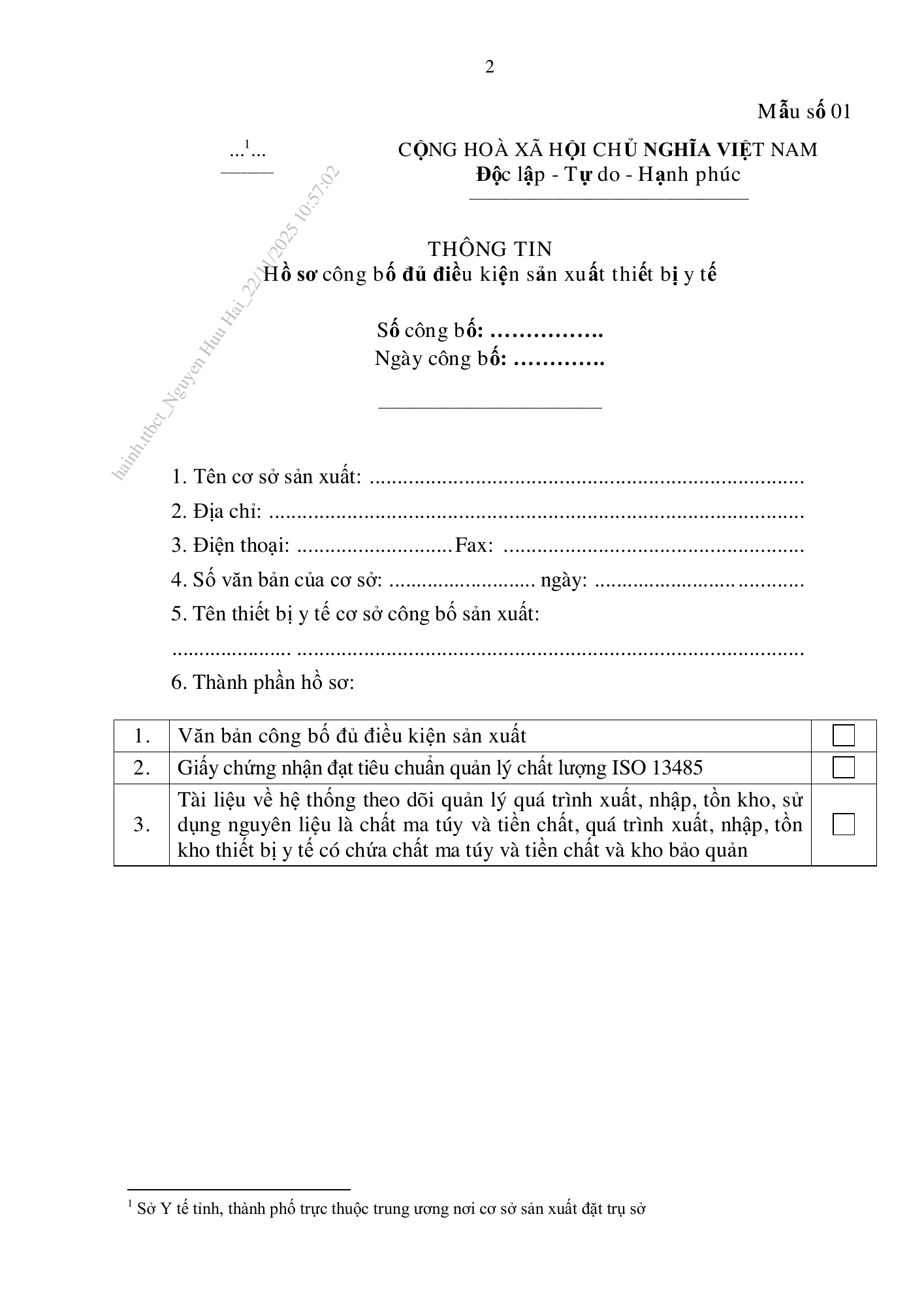 Thông tư44/2025/TT-BYT — original official PDF page43; original table columns and diagrams retained