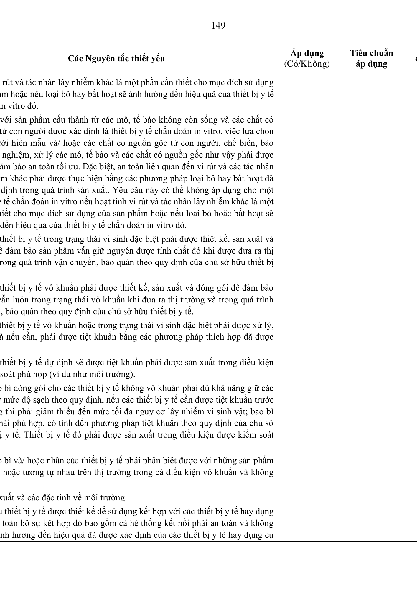 Quyết định 3618/QĐ-BYT — original official PDF physical page 149; complete source layout, tables and image text retained