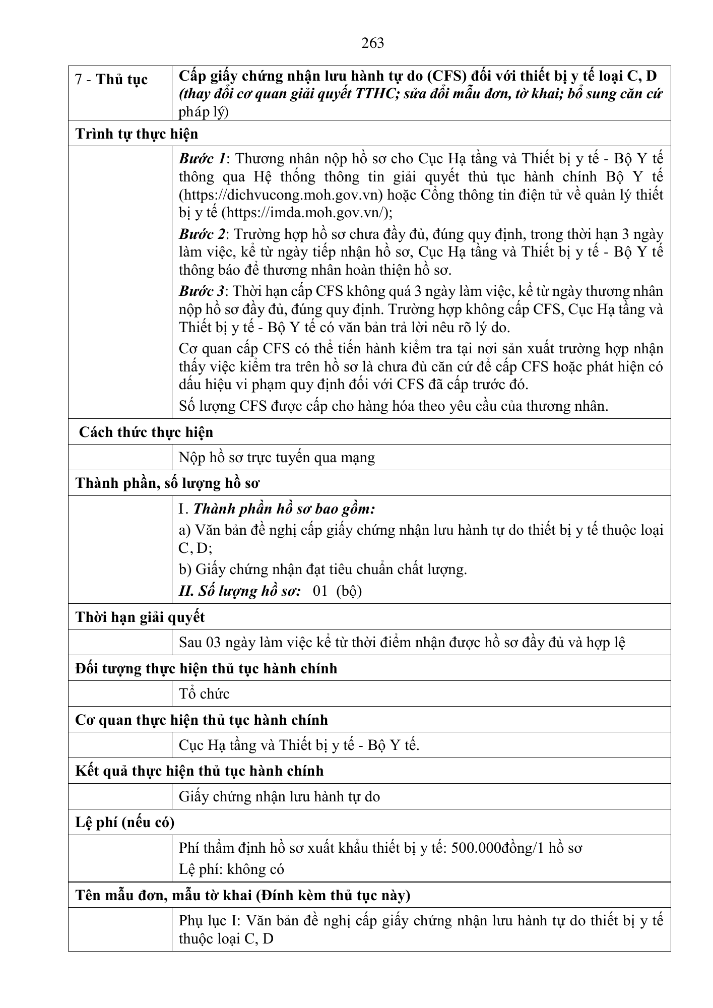 Quyết định 3618/QĐ-BYT — original official PDF physical page 263; complete source layout, tables and image text retained