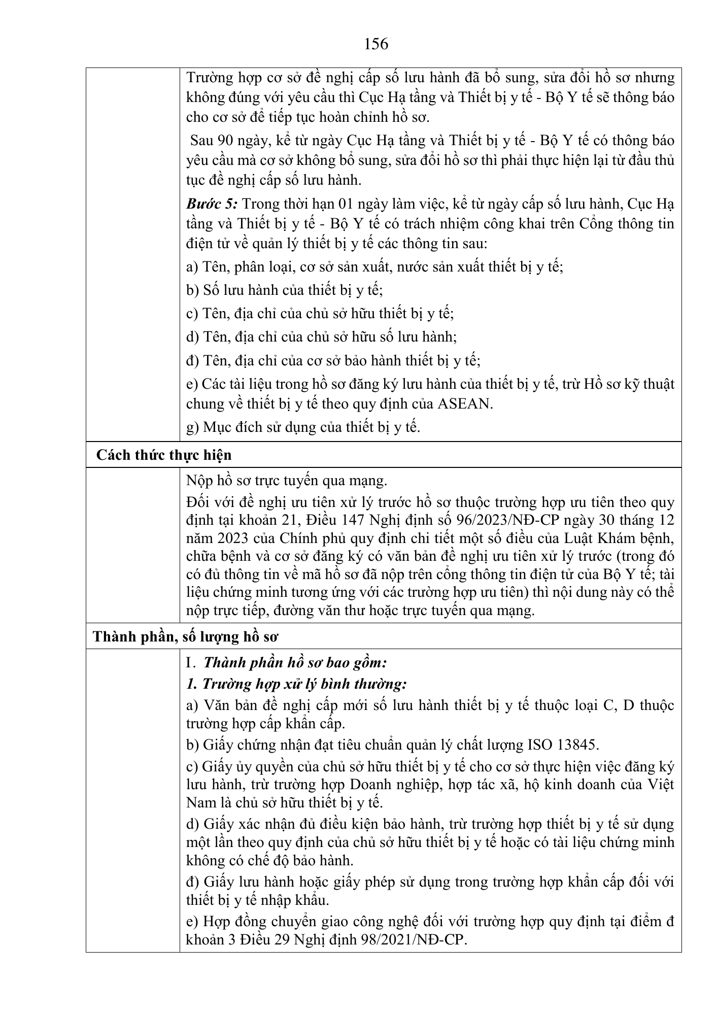 Quyết định 3618/QĐ-BYT — original official PDF physical page 156; complete source layout, tables and image text retained
