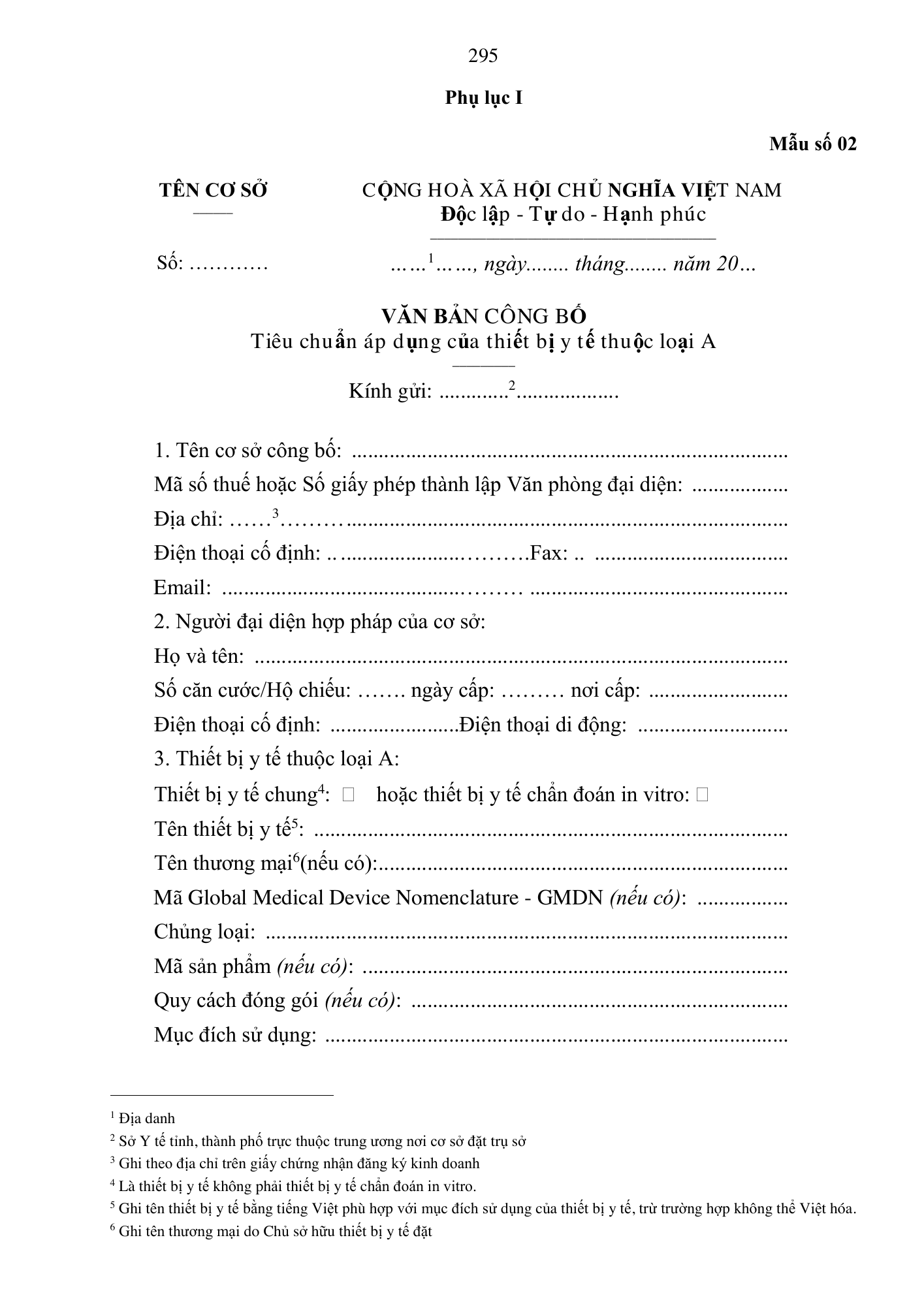 Quyết định 3618/QĐ-BYT — original official PDF physical page 295; complete source layout, tables and image text retained