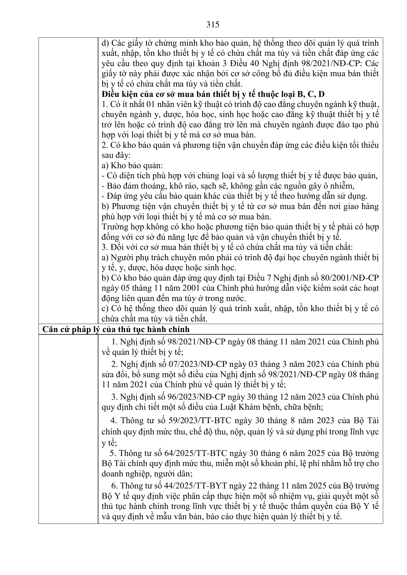 Quyết định 3618/QĐ-BYT — original official PDF physical page 315; complete source layout, tables and image text retained