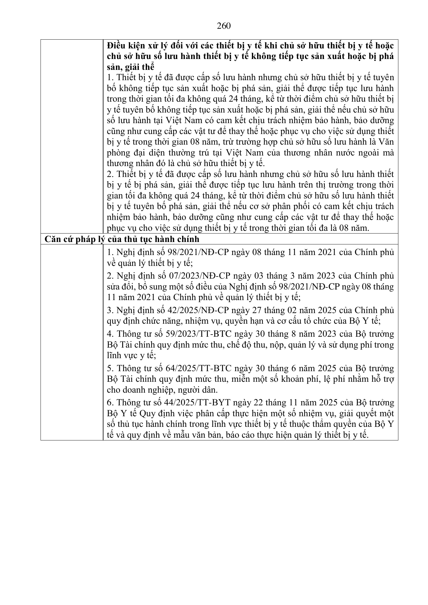 Quyết định 3618/QĐ-BYT — original official PDF physical page 260; complete source layout, tables and image text retained