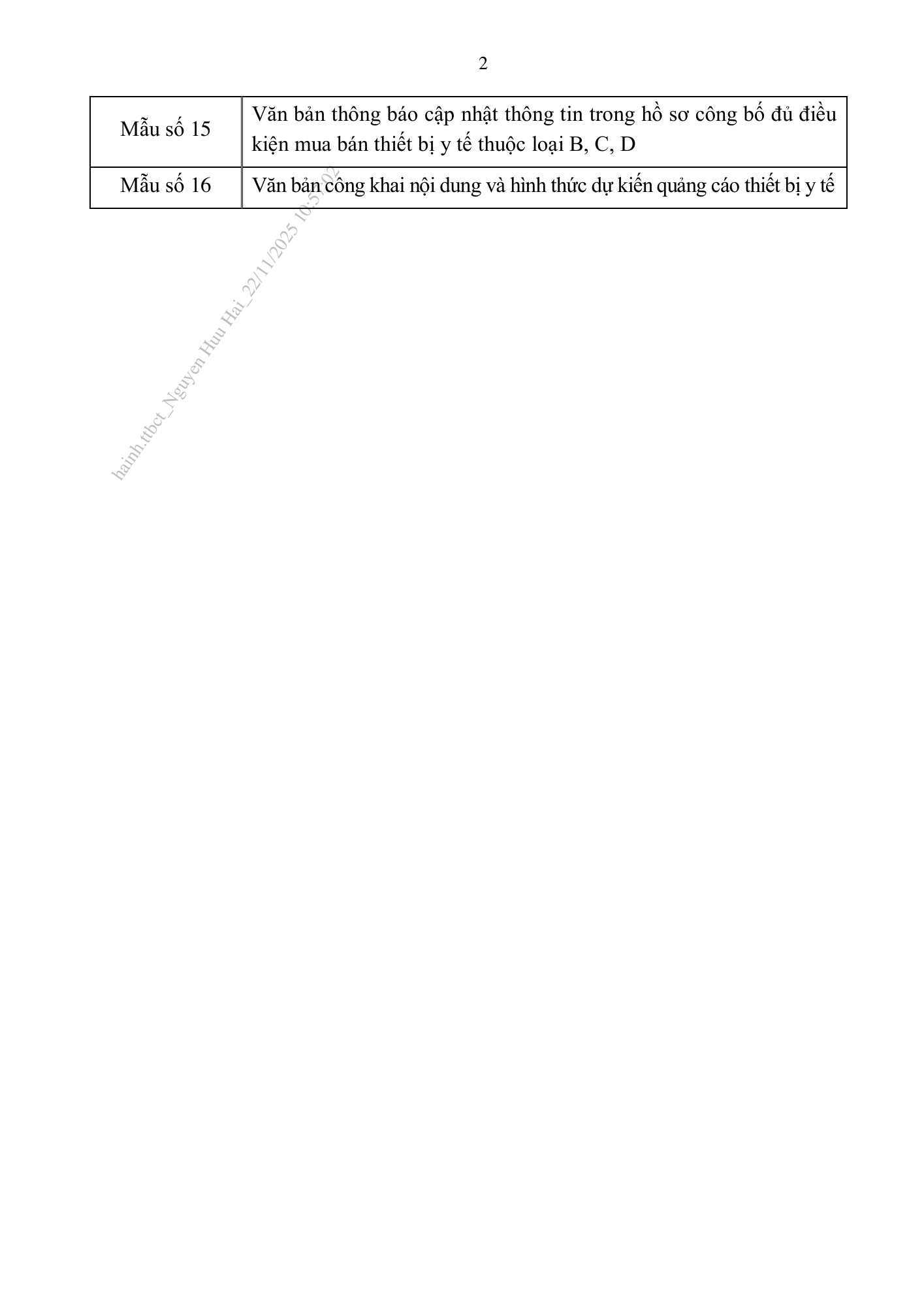 Thông tư44/2025/TT-BYT — original official PDF page6; original table columns and diagrams retained