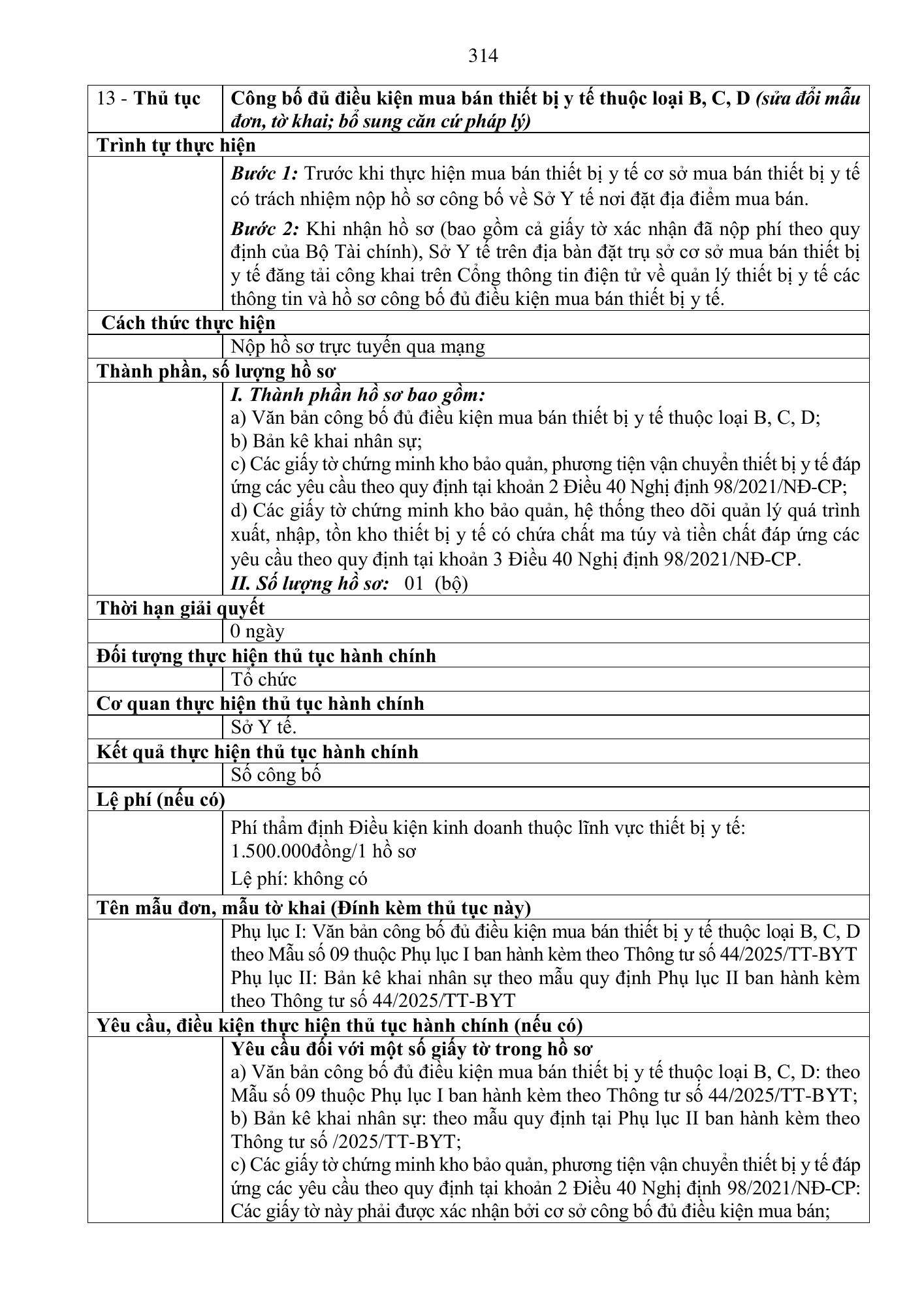 Quyết định 3618/QĐ-BYT — original official PDF physical page 314; complete source layout, tables and image text retained