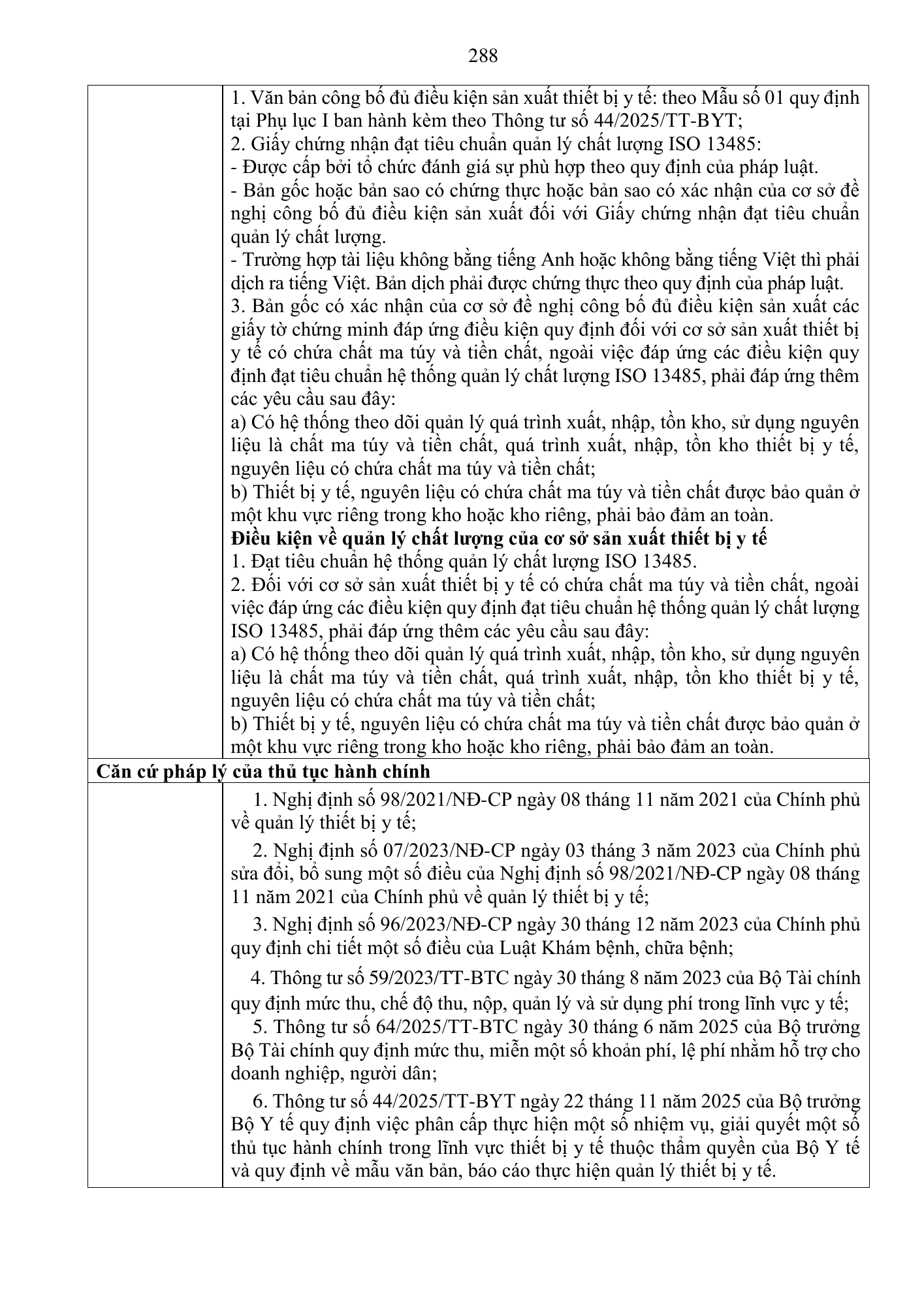 Quyết định 3618/QĐ-BYT — original official PDF physical page 288; complete source layout, tables and image text retained