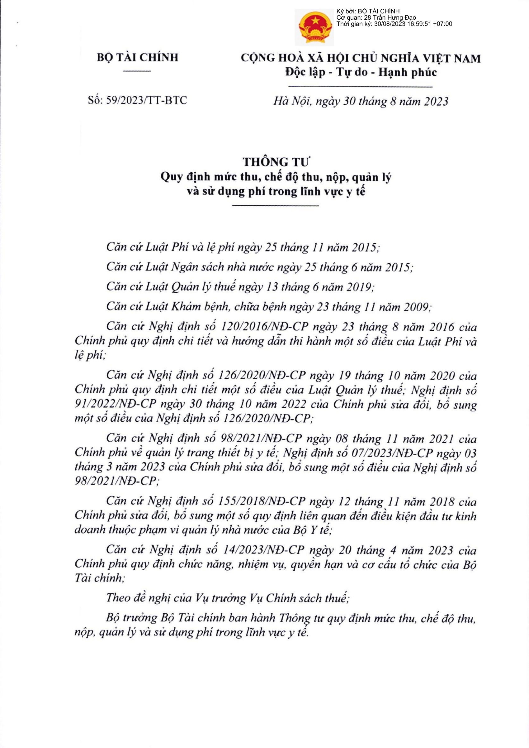 59/2023/TT-BTC — complete original official PDF page 1