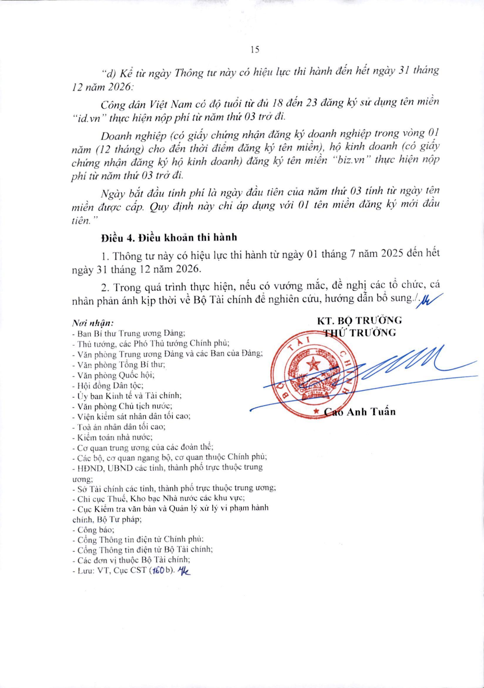 64/2025/TT-BTC — complete original official PDF page 15