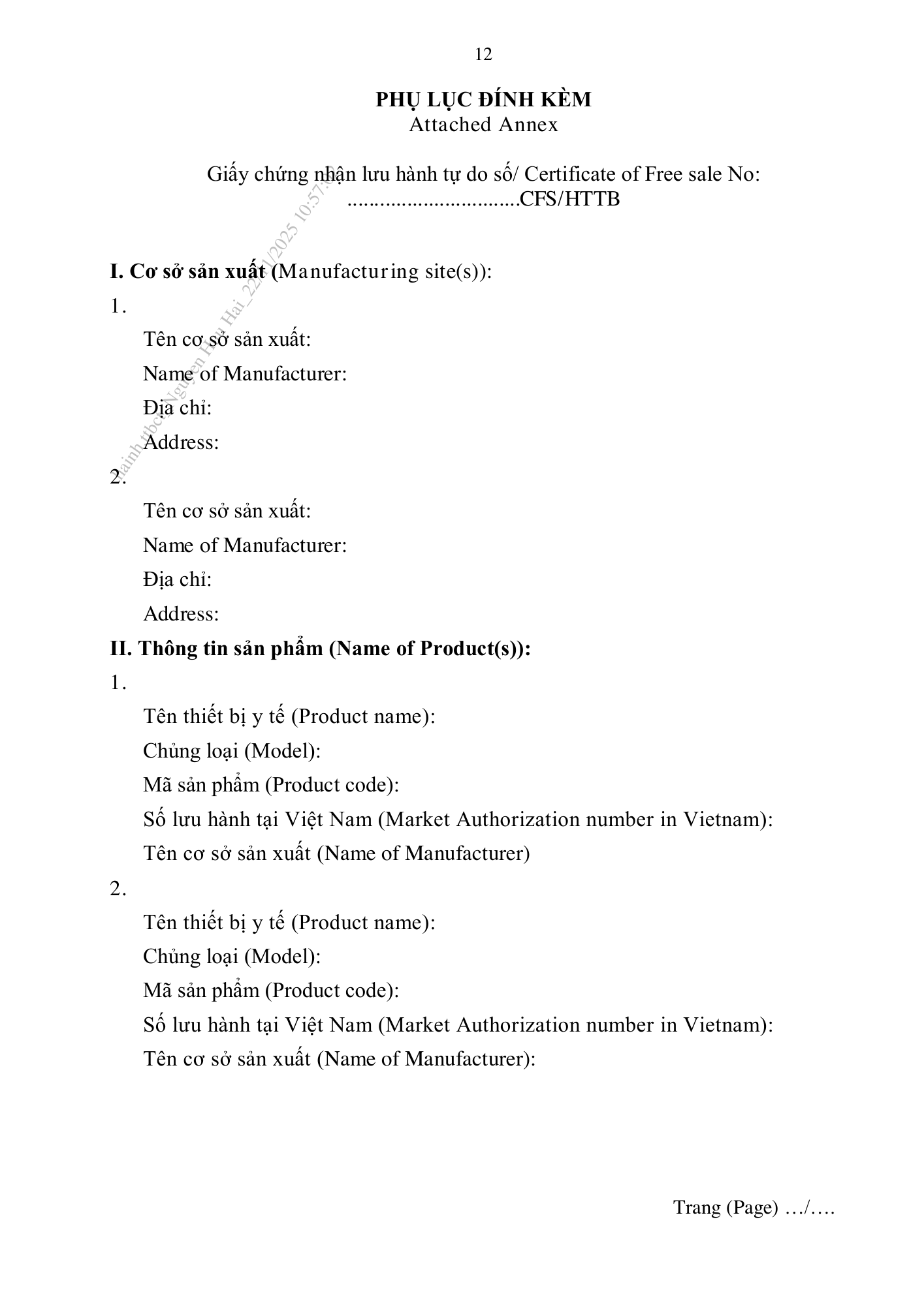 Thông tư44/2025/TT-BYT — original official PDF page53; original table columns and diagrams retained