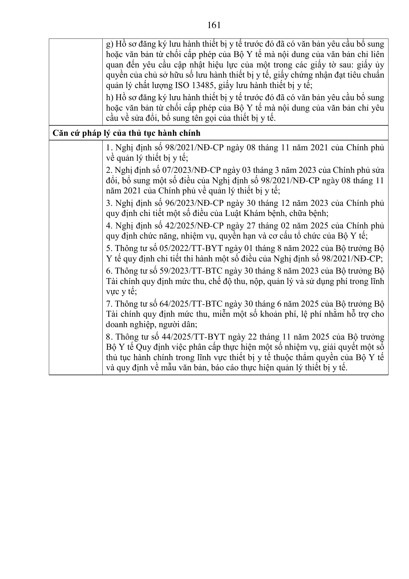 Quyết định 3618/QĐ-BYT — original official PDF physical page 161; complete source layout, tables and image text retained