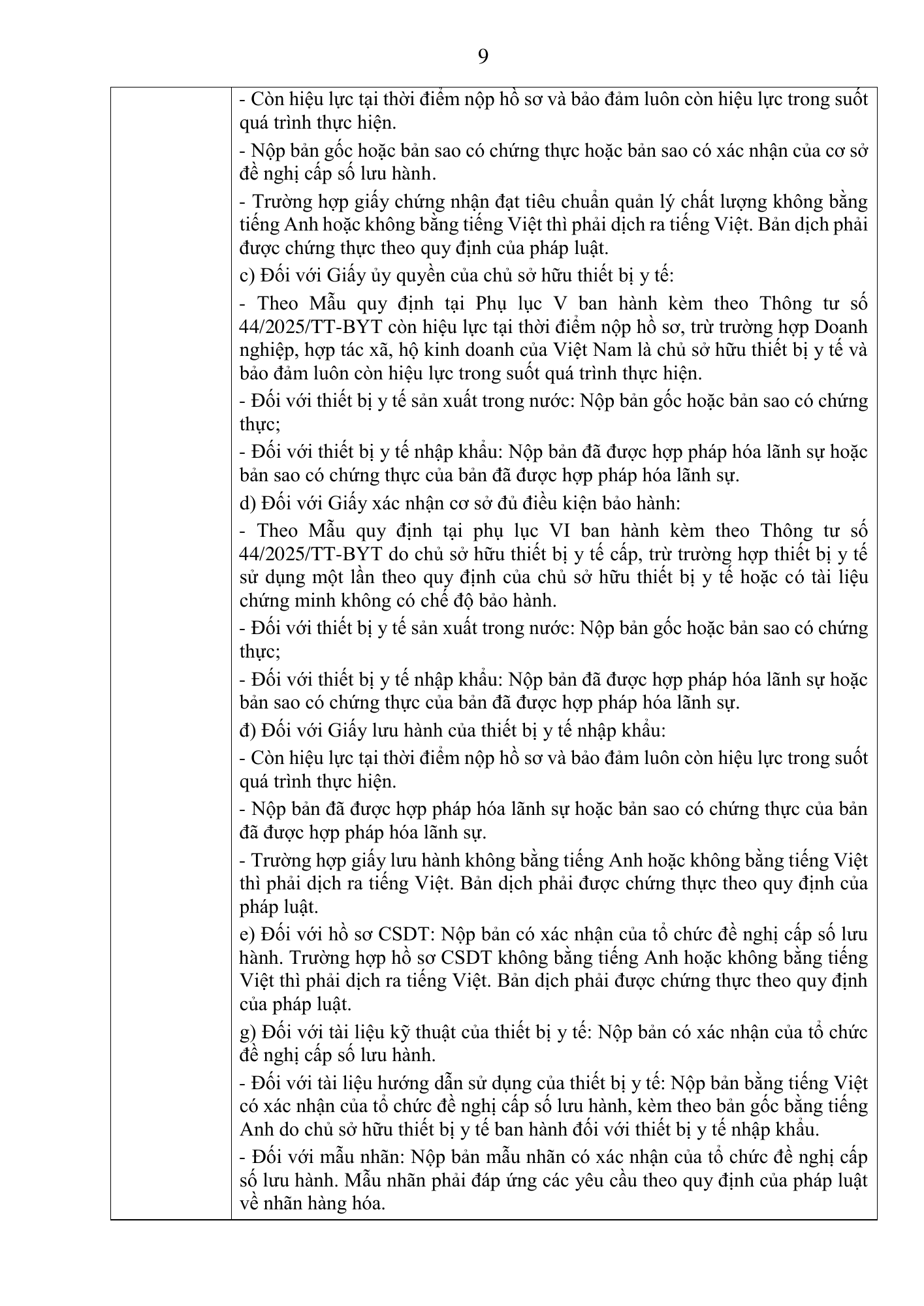 Quyết định 3618/QĐ-BYT — original official PDF physical page 9; complete source layout, tables and image text retained