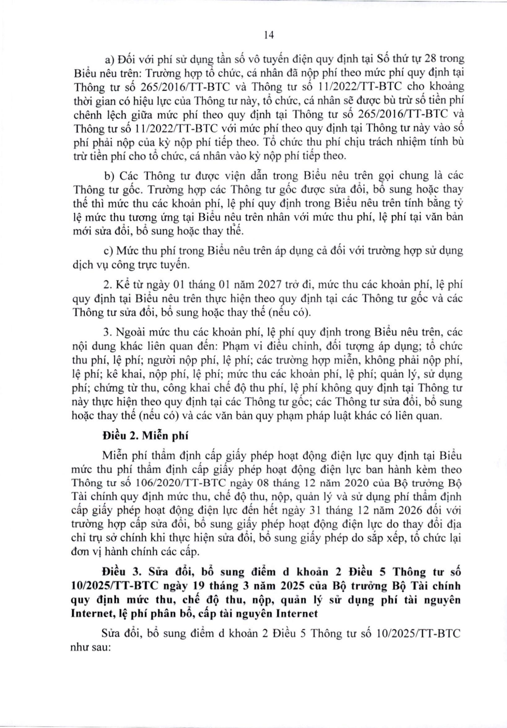 64/2025/TT-BTC — complete original official PDF page 14