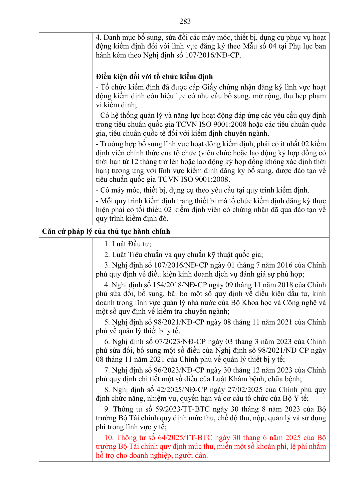 Quyết định 3618/QĐ-BYT — original official PDF physical page 283; complete source layout, tables and image text retained