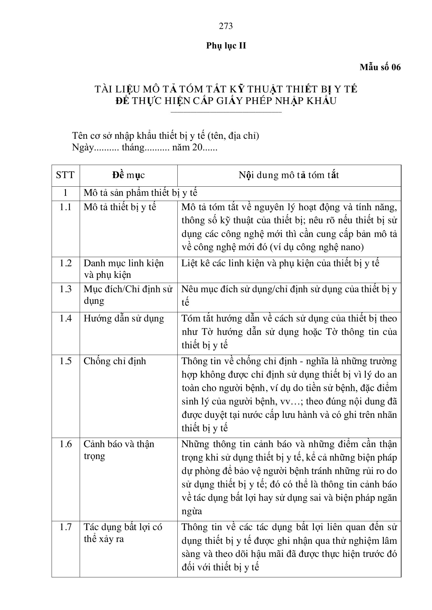 Quyết định 3618/QĐ-BYT — original official PDF physical page 273; complete source layout, tables and image text retained