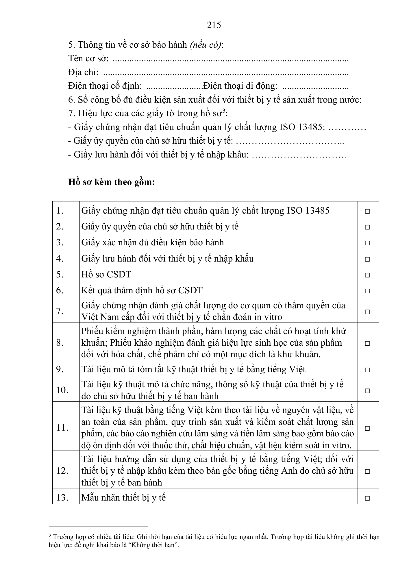 Quyết định 3618/QĐ-BYT — original official PDF physical page 215; complete source layout, tables and image text retained